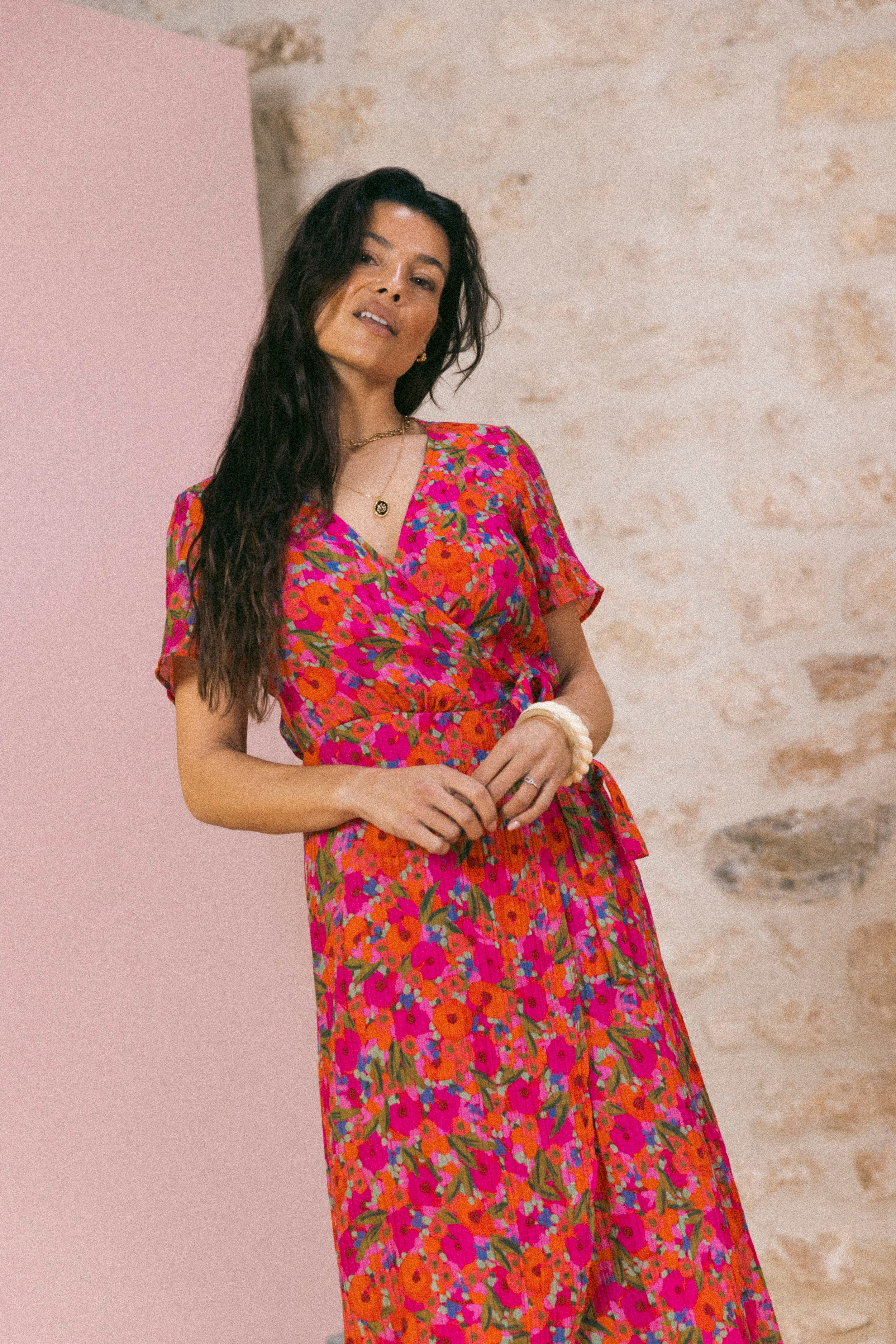 Robe portefeuille Waterlily