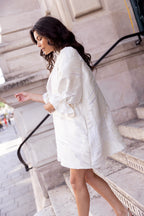 Robe baby doll Plumes