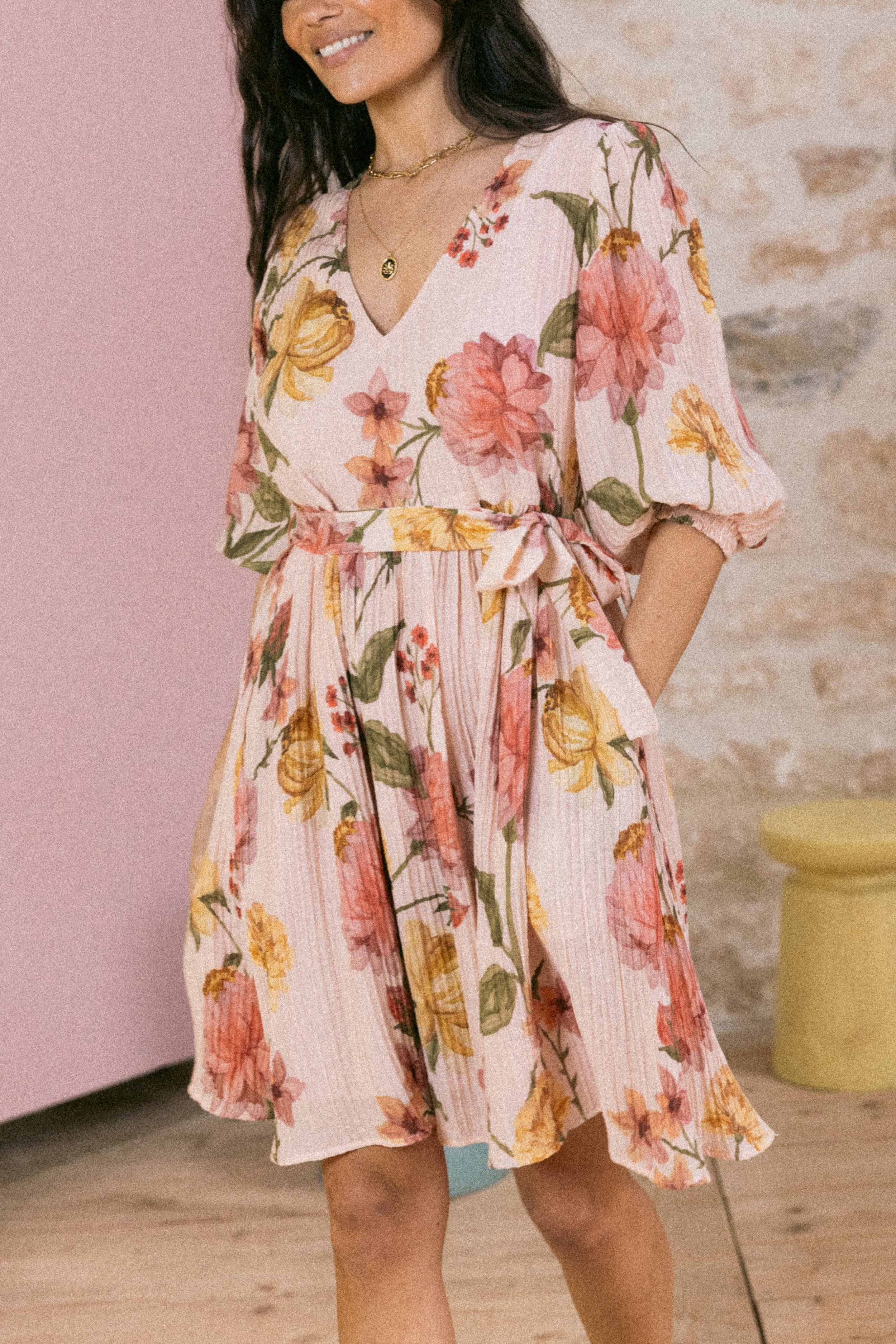 Robe minifolk Peonies