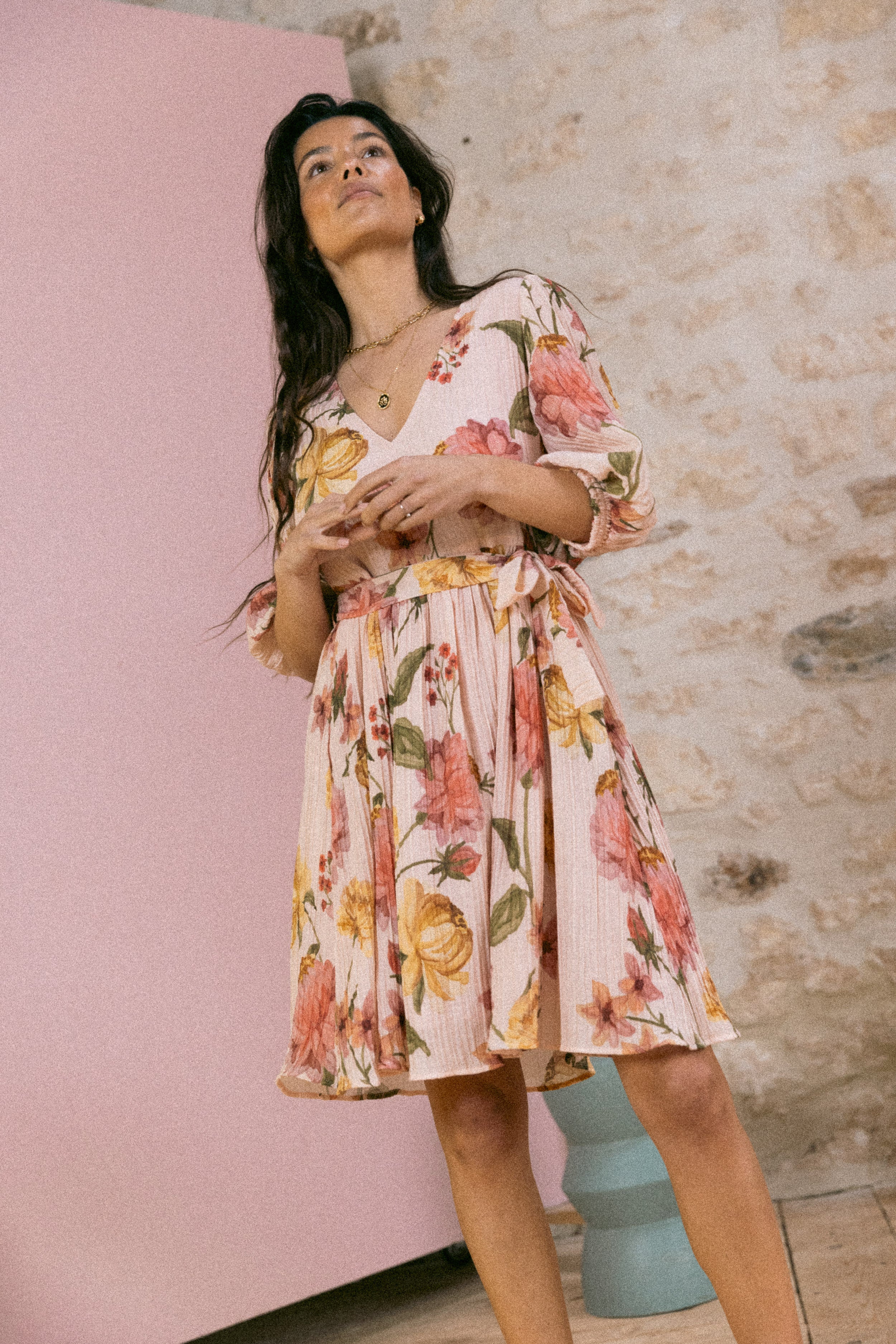 Robe minifolk Peonies