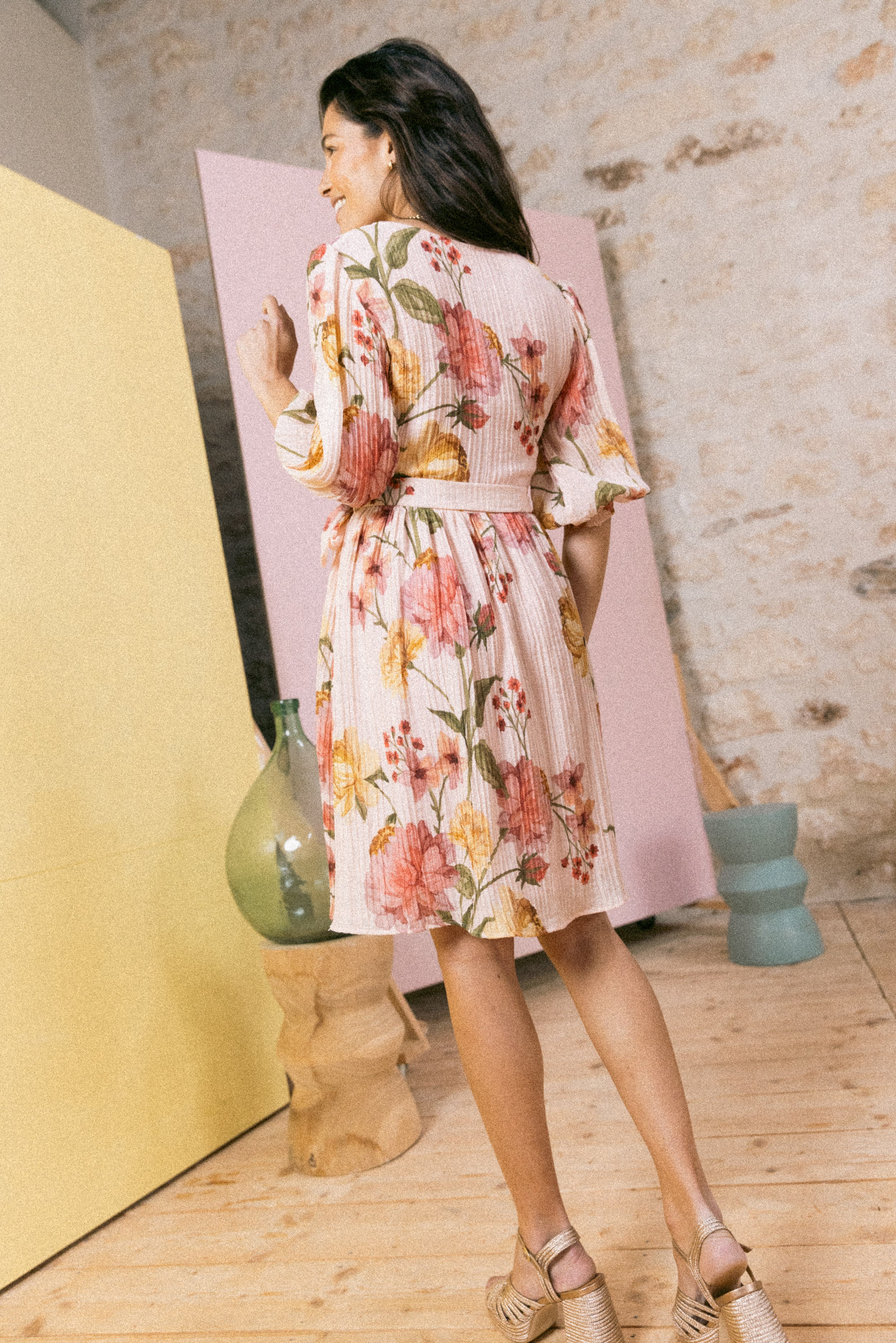 Robe minifolk Peonies