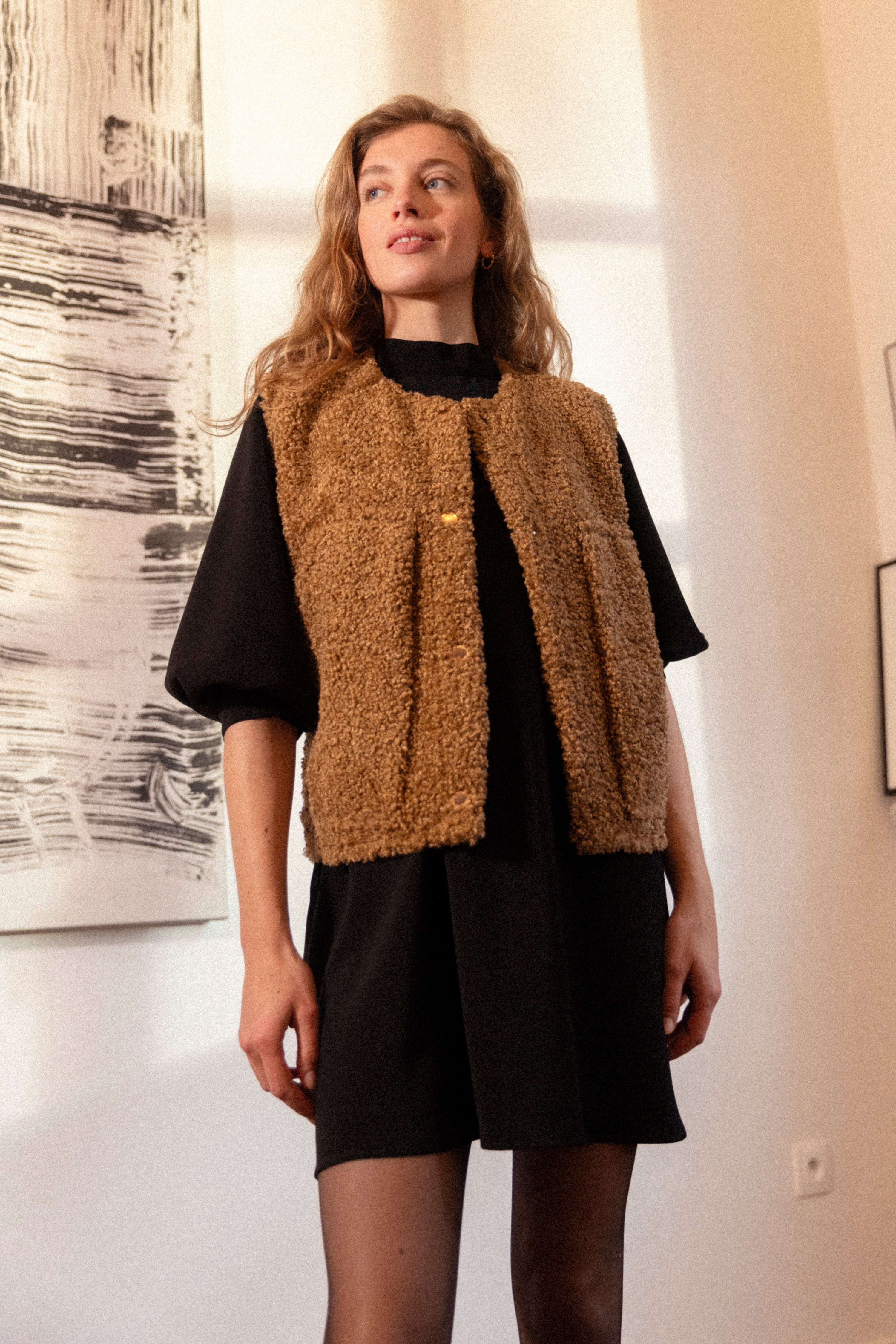 Aline sleeveless vest