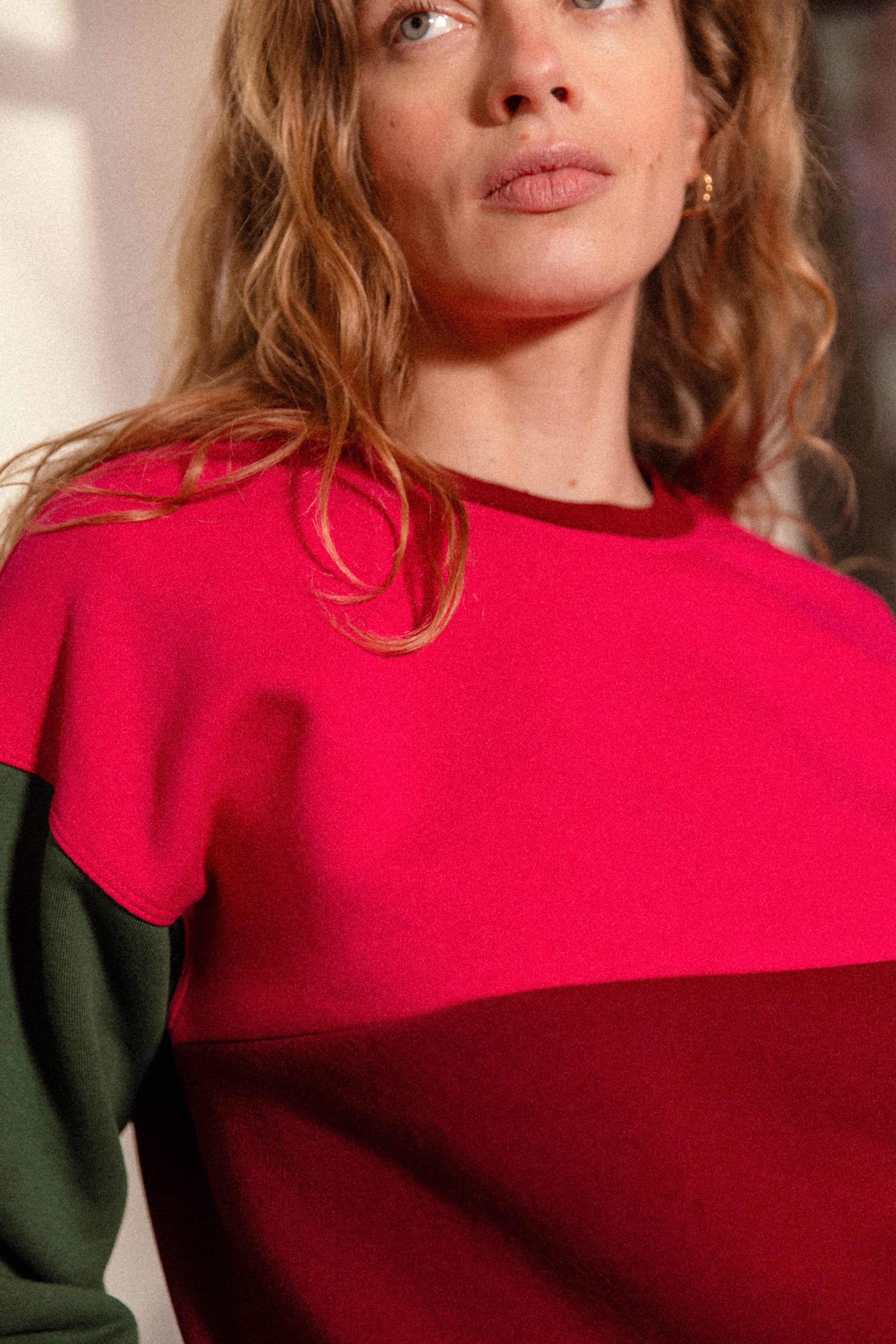 Julia colorblock sweatshirt