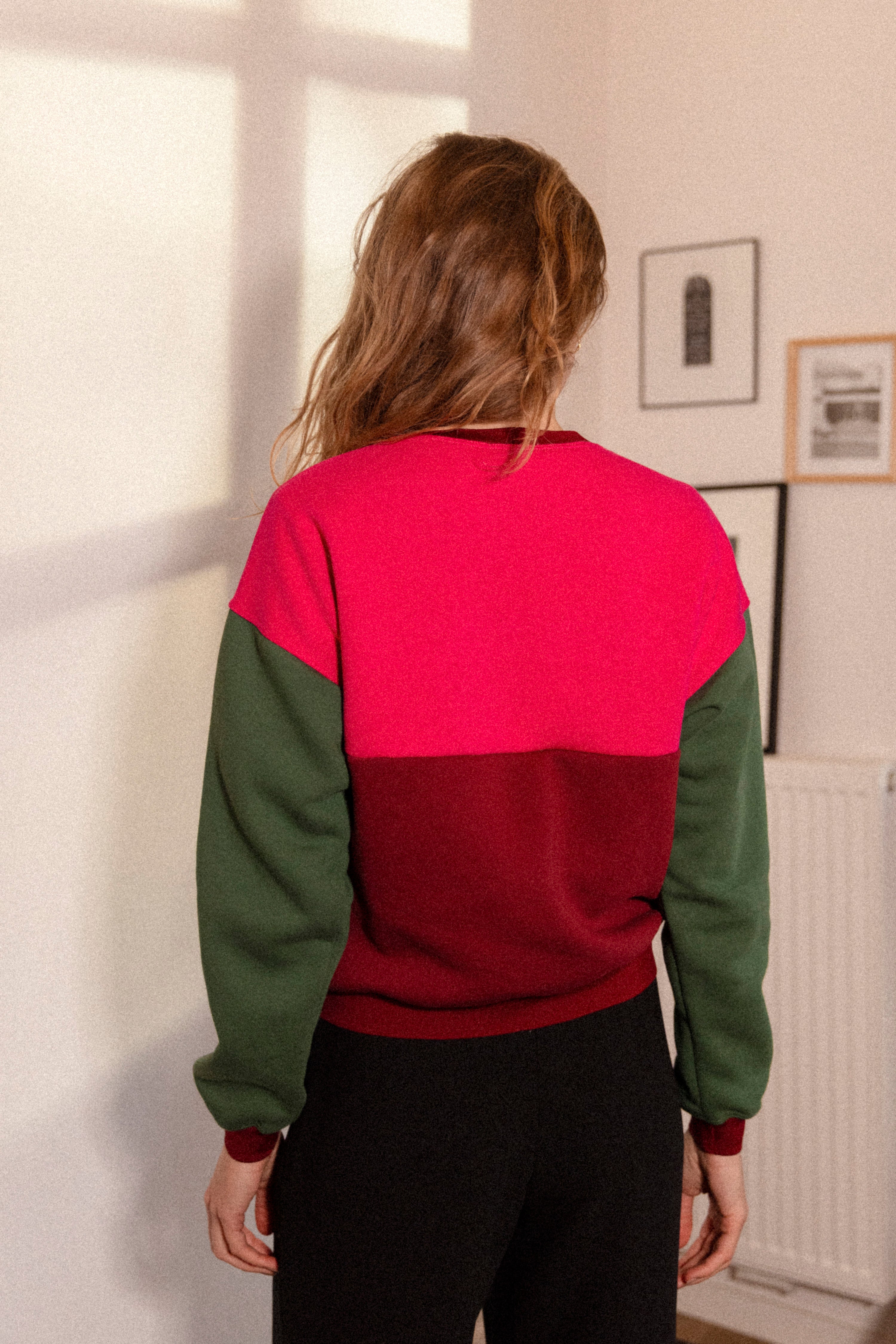 Julia colorblock sweatshirt
