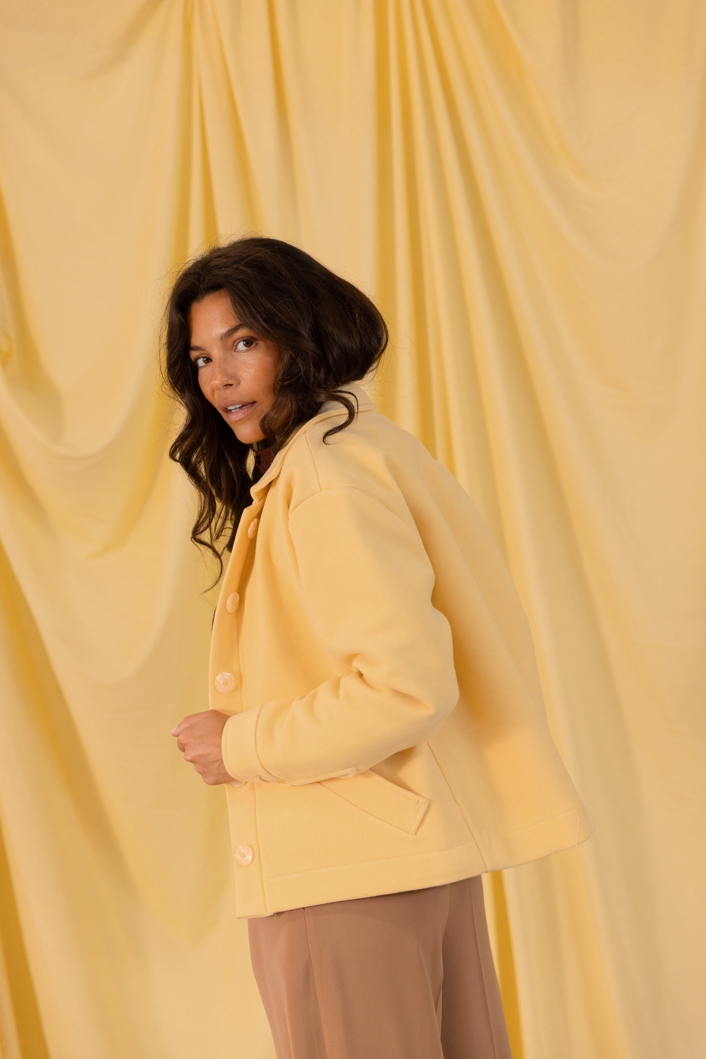 Veste teddy Banane