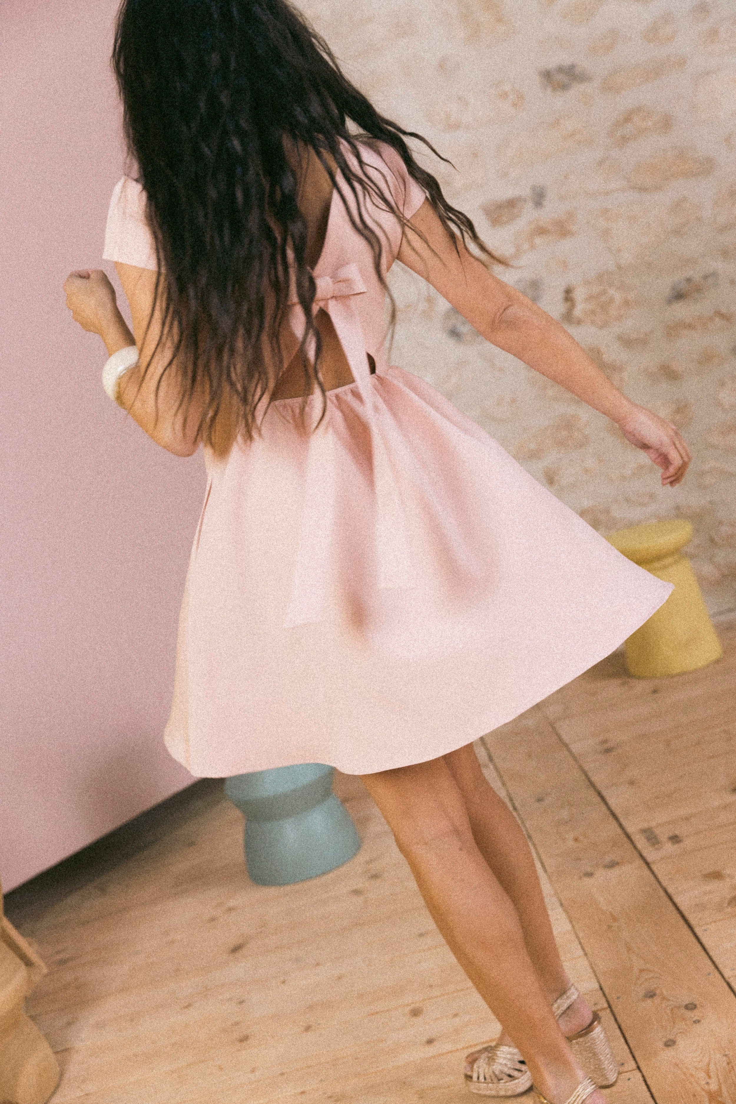 Robe Romy Rose poudré