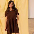 Petite robe Esmée cacao