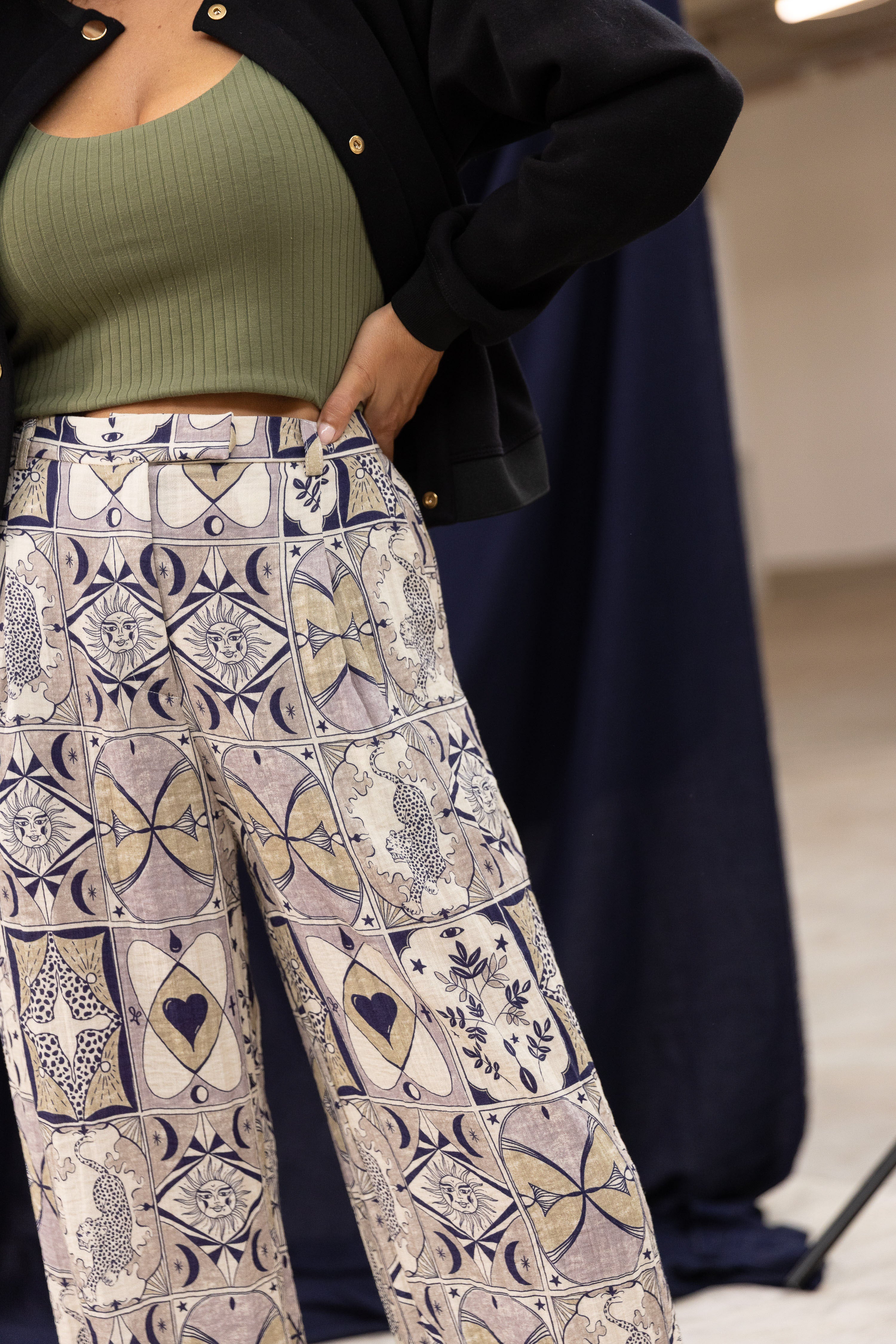 Pantalon à pinces Fortune