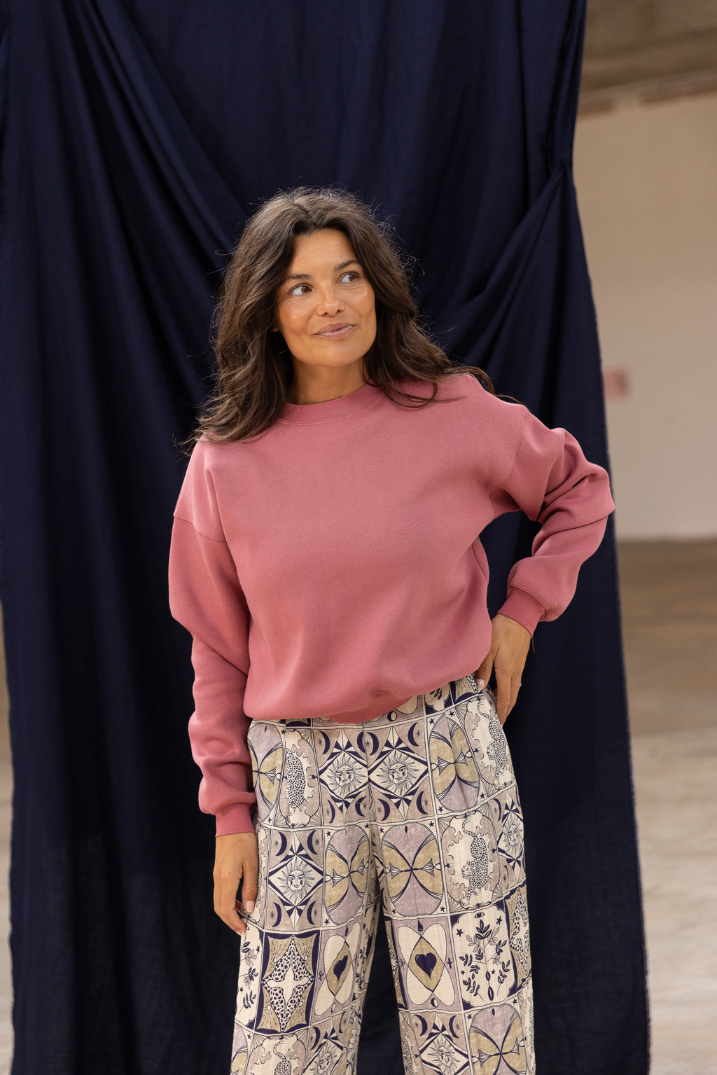 Sweat bois de rose