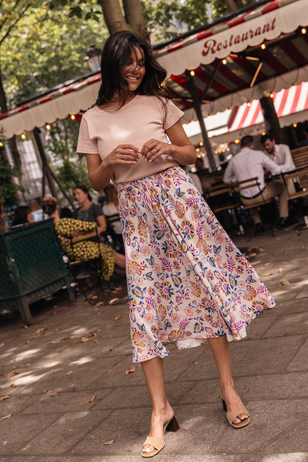 Tee ajouré Baby Rose