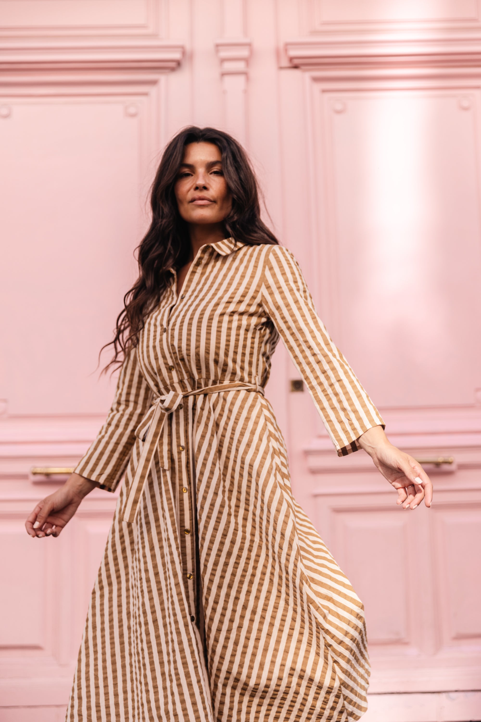 Coupon Rayure toffee