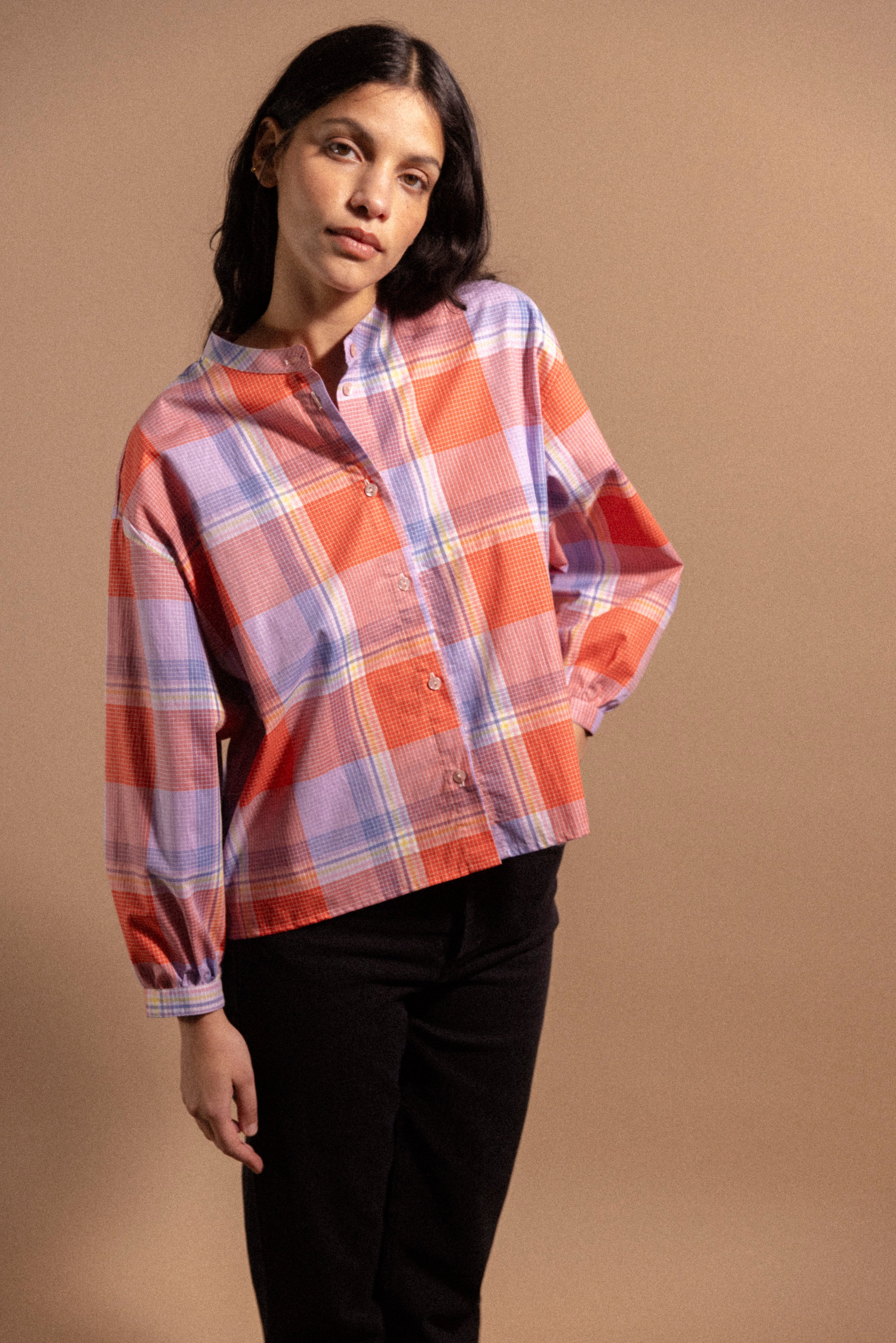 Blouse Col Mao Betsy