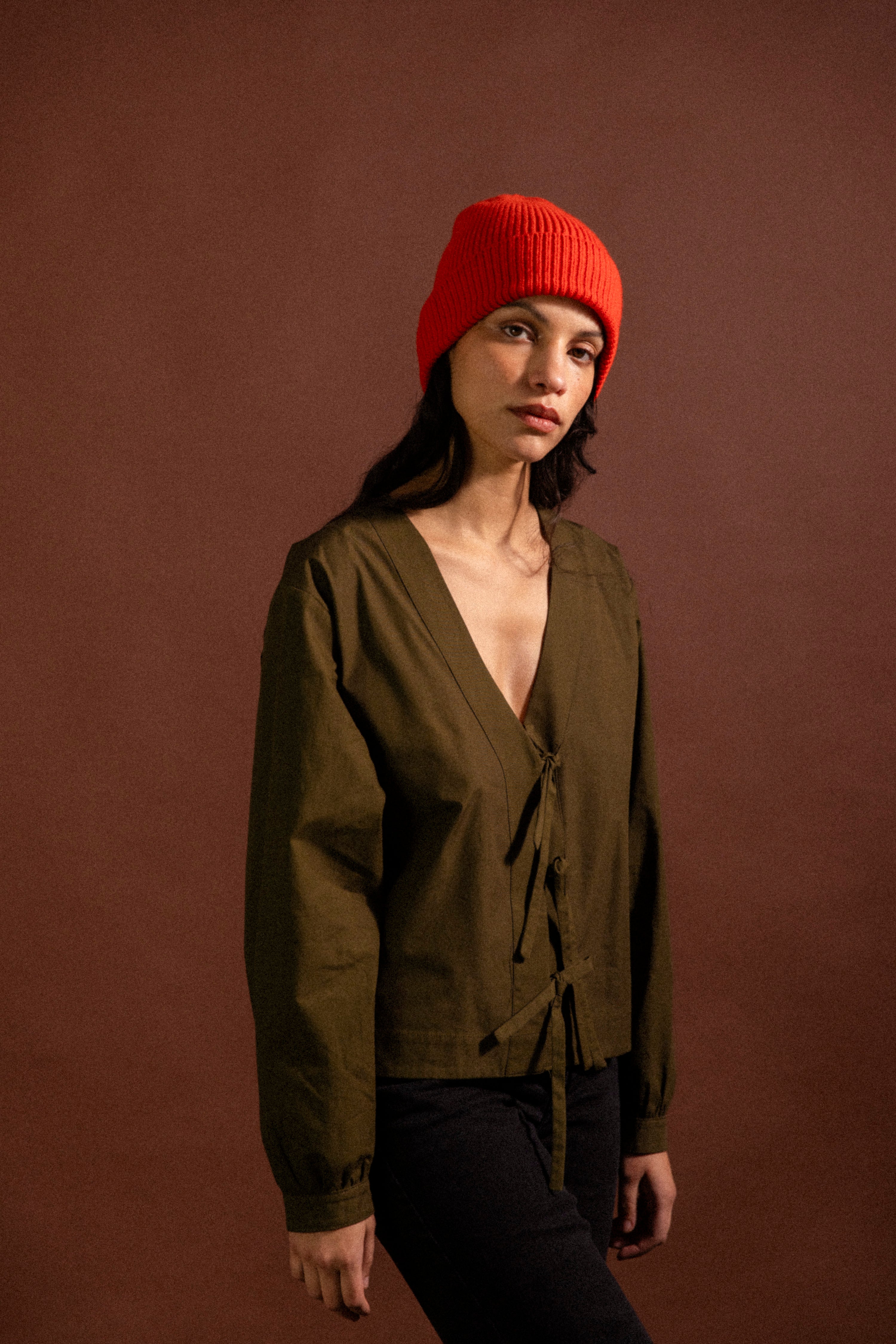 Blouse nouée Avocado