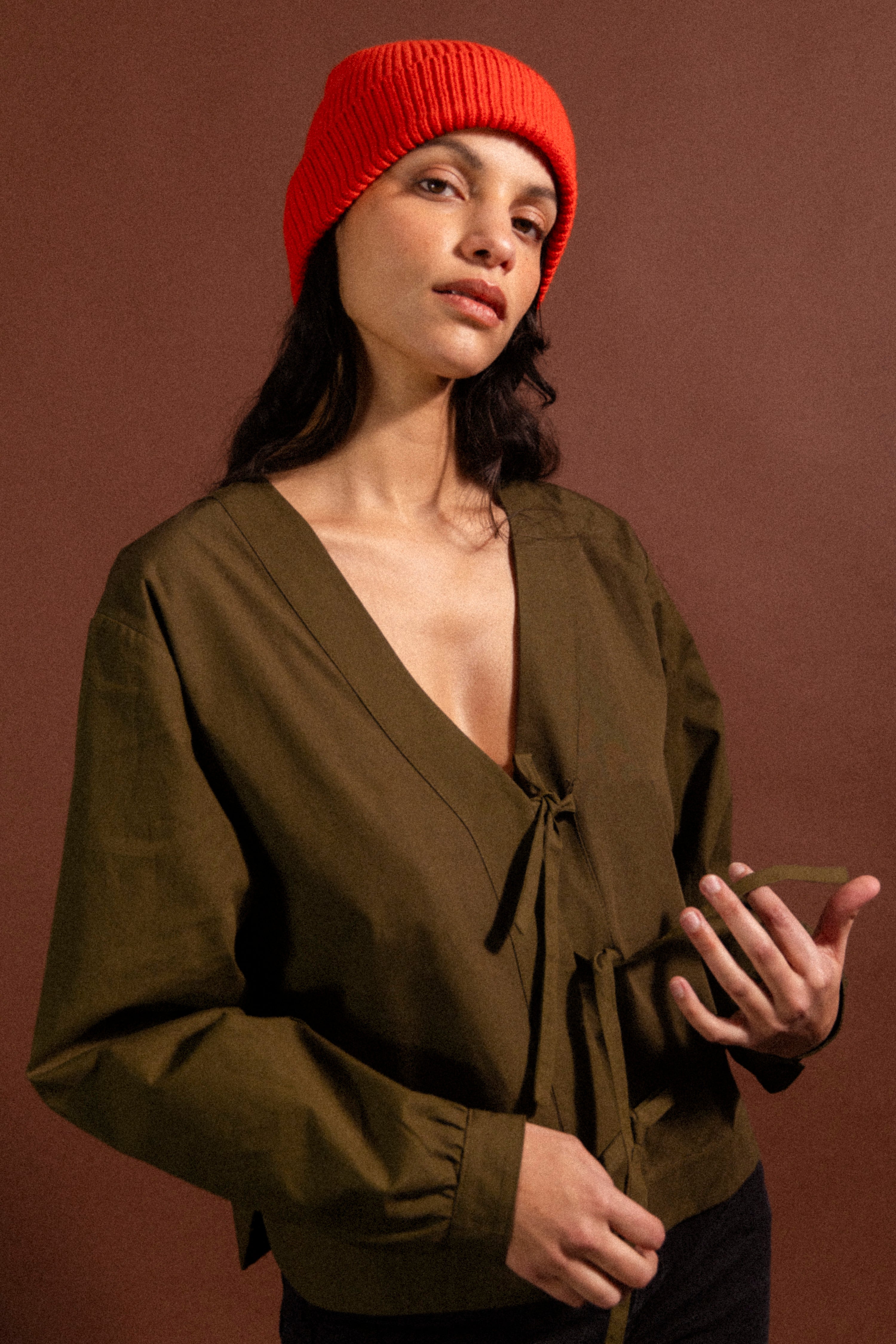 Blouse nouée Avocado