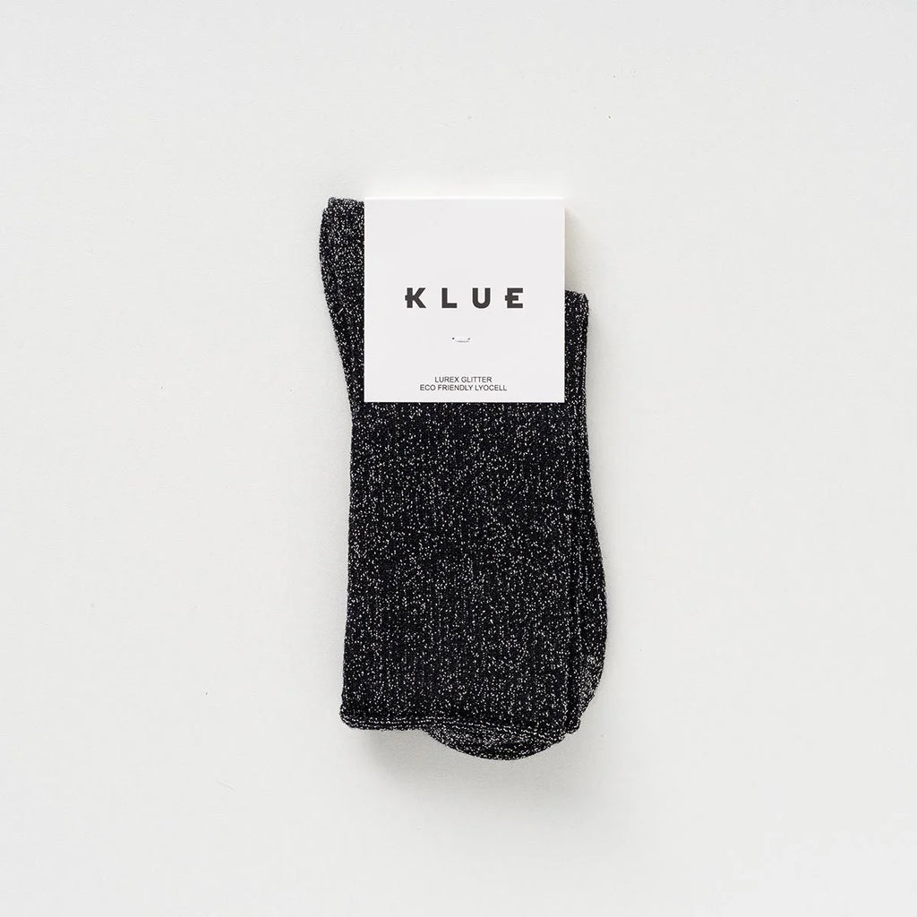 Chaussettes en Lurex à paillettes | Noires