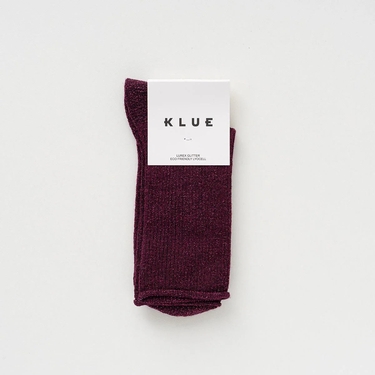 Chaussettes en Lurex à paillettes | Bordeaux