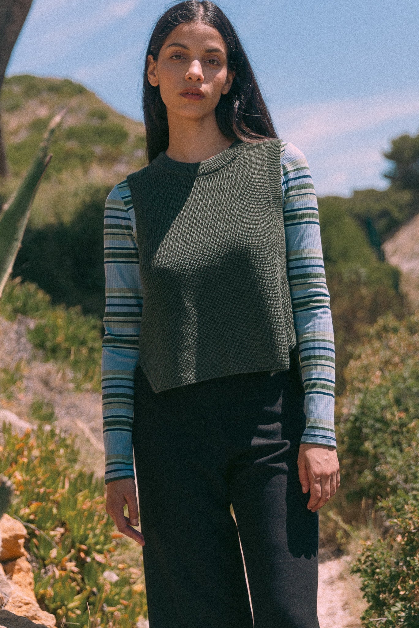 Edgar sweater, forest green
