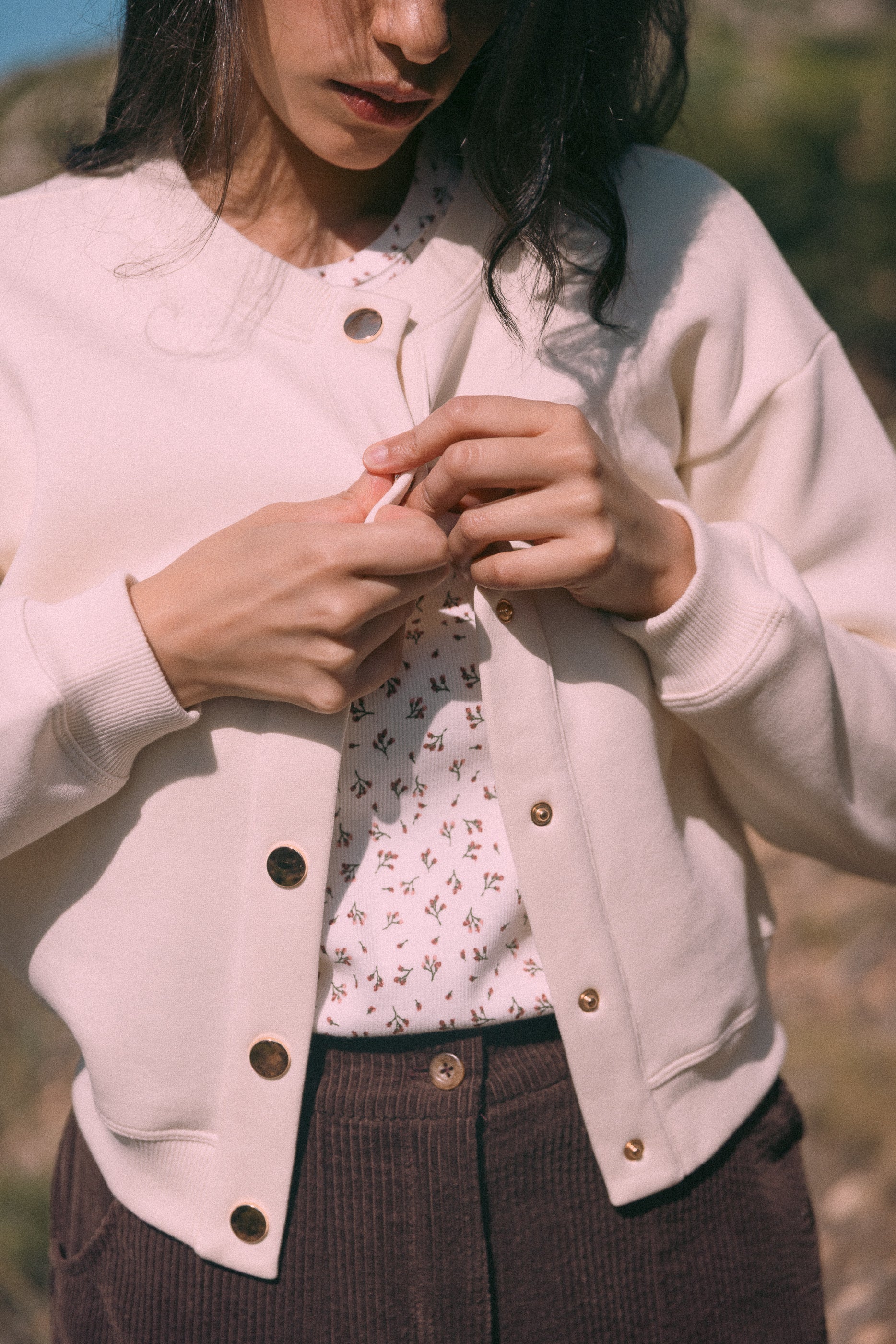 Cardigan Ecru