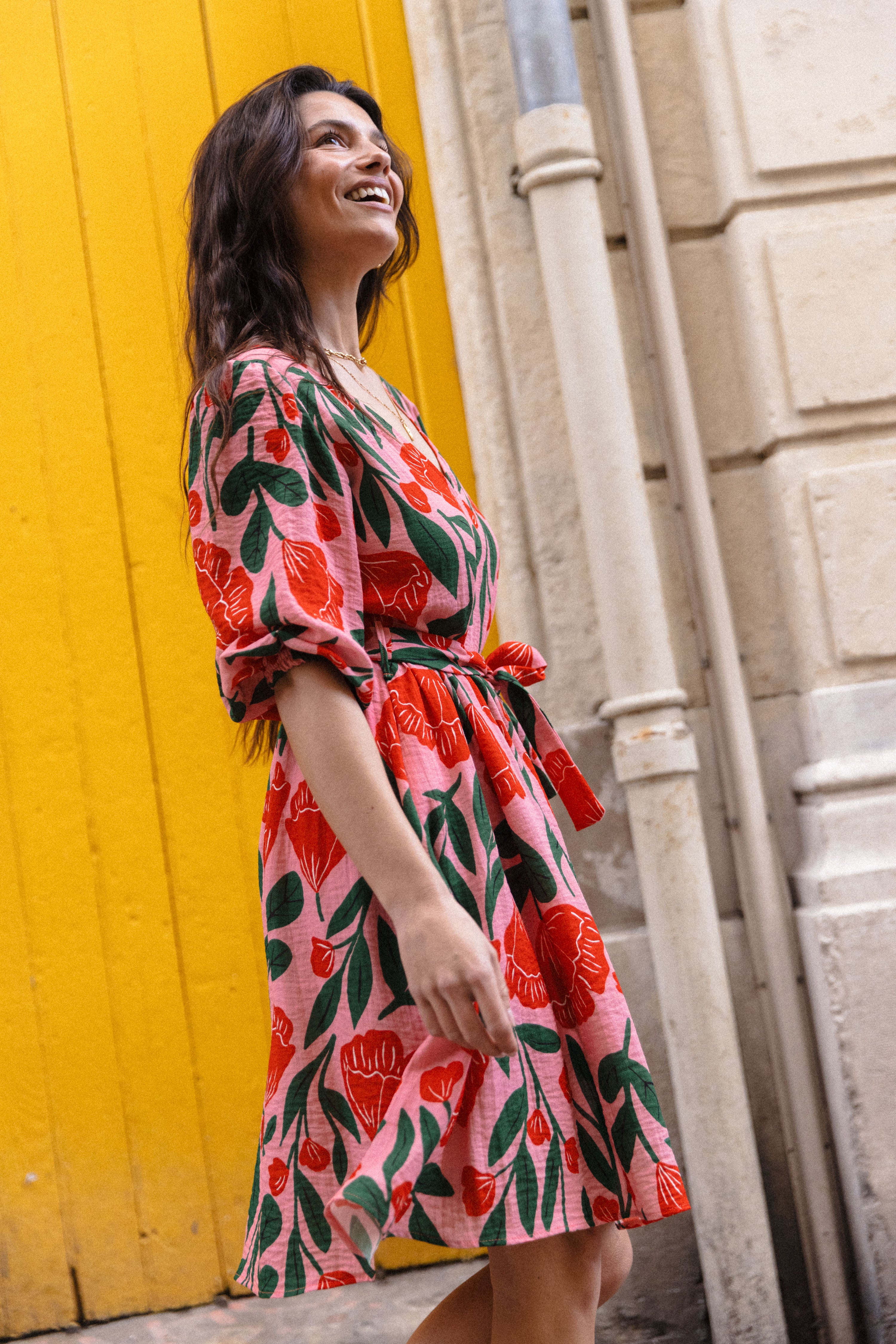 Robe mini folk Frida