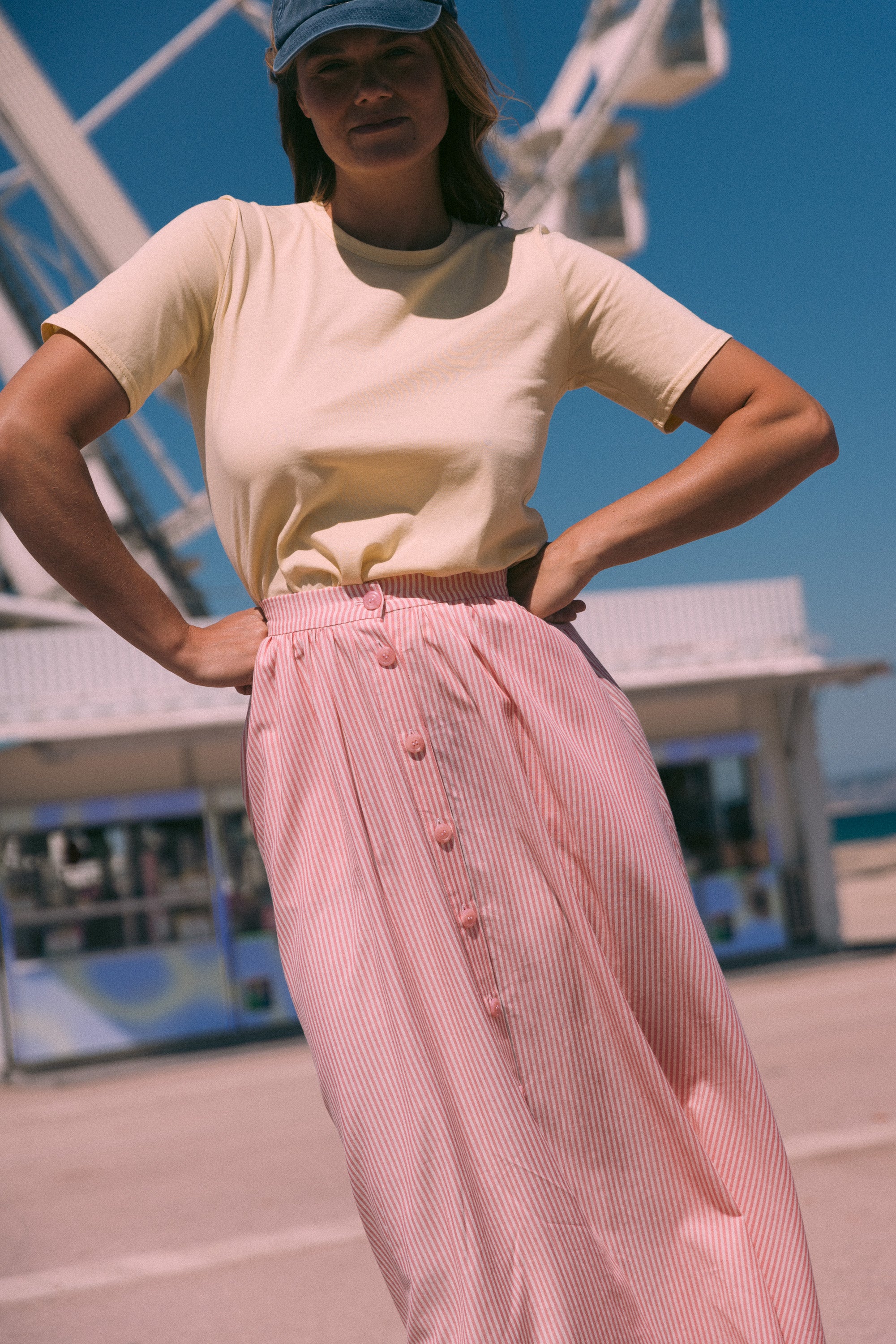 Jupe maxi boutonnée Antibes