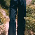 Pantalon à pinces marine