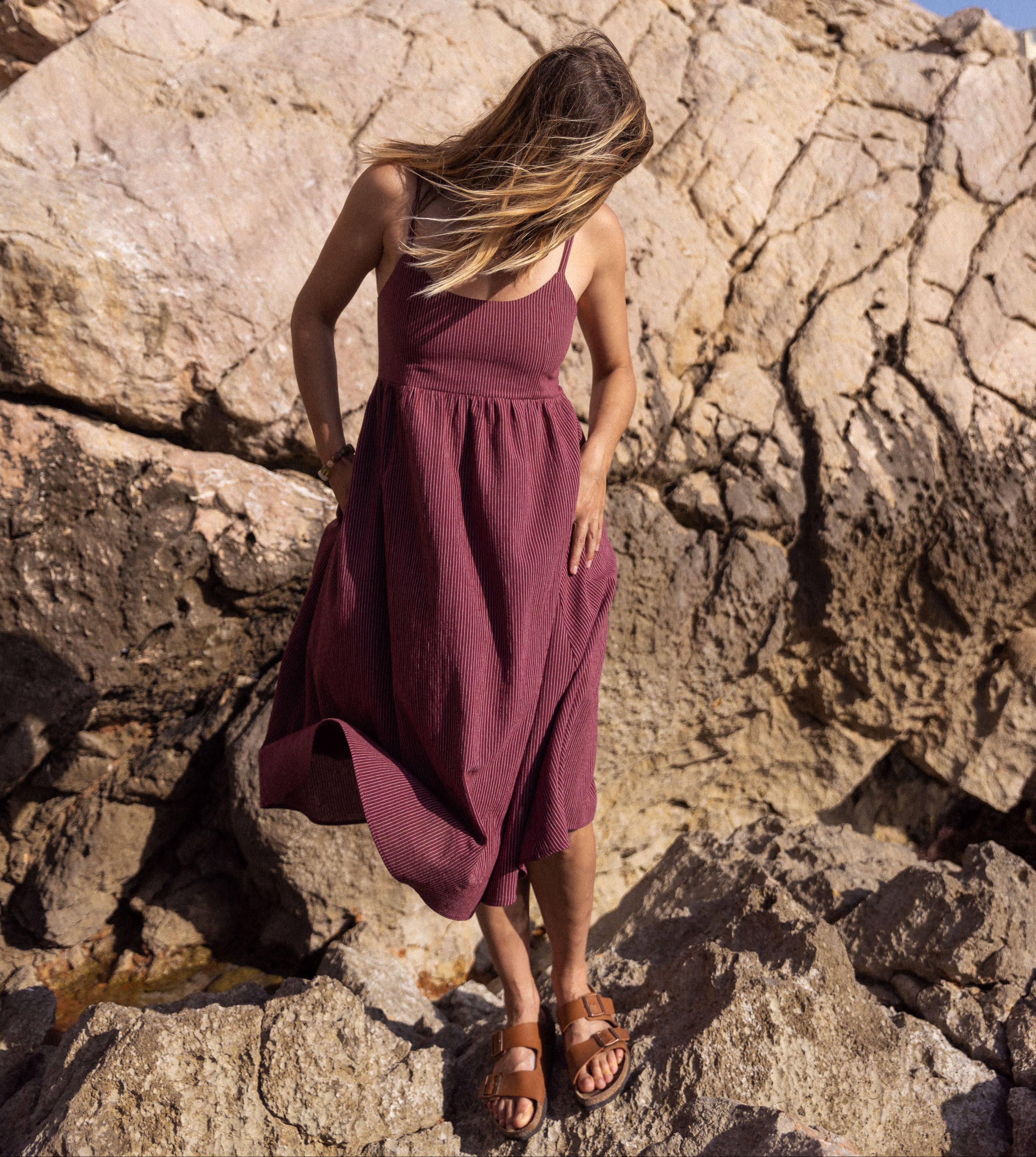 Robe bretelle maxi Ava Odette