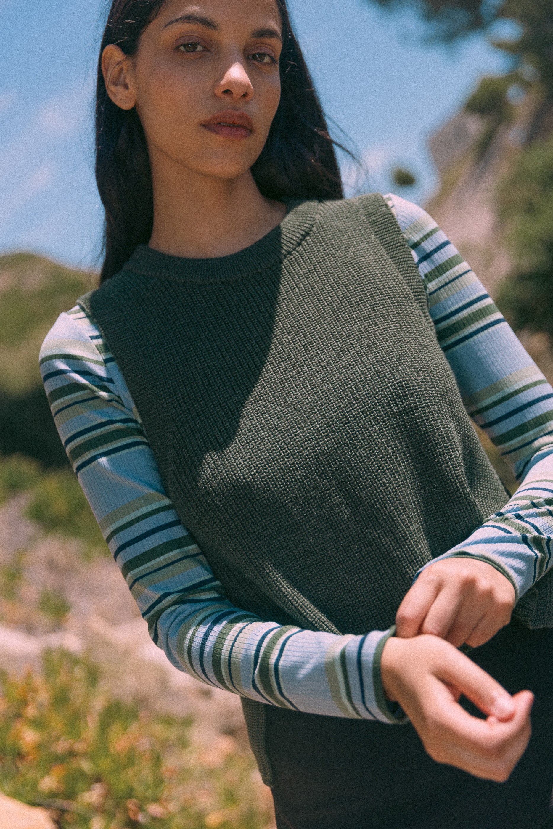 Edgar sweater, forest green
