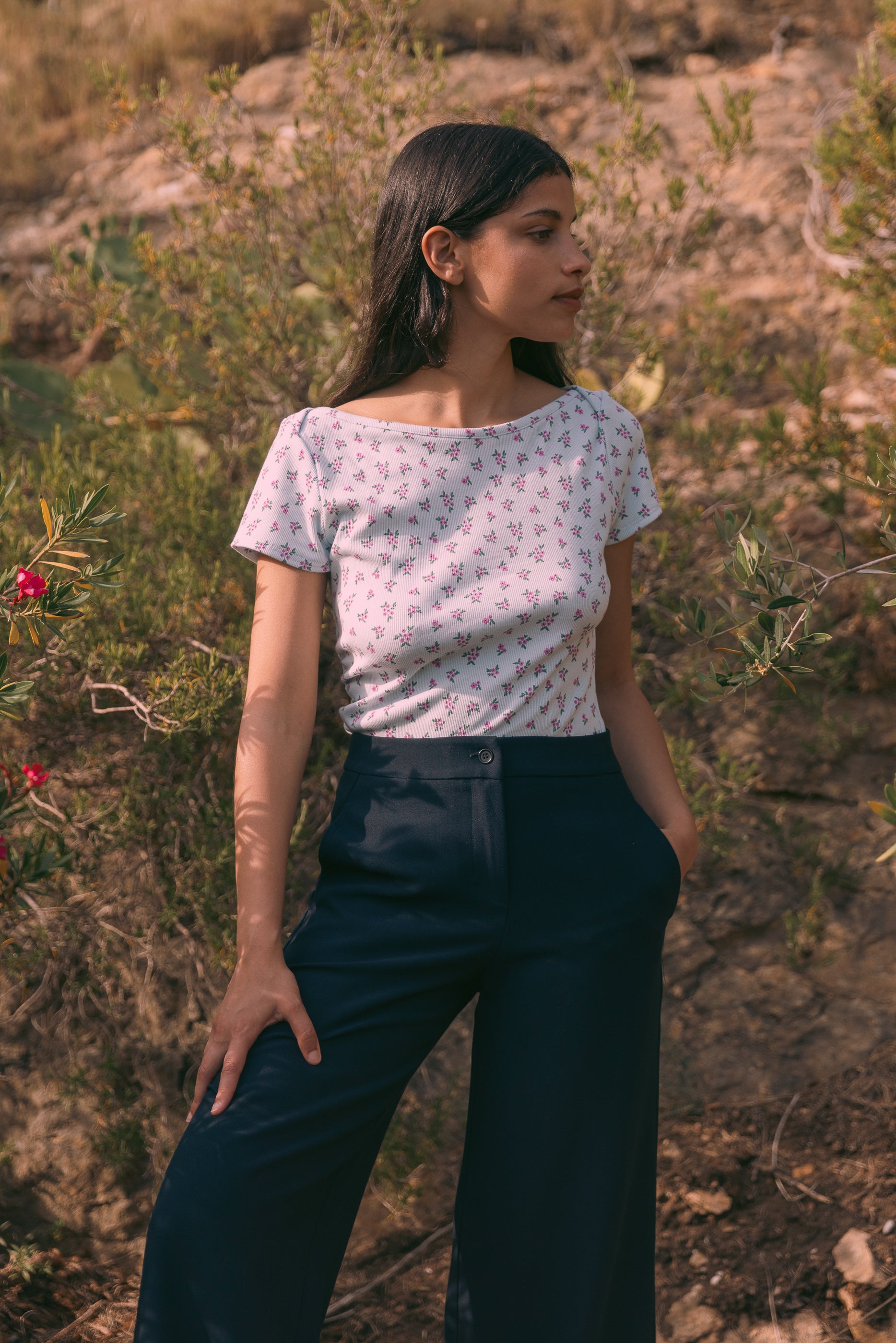 Tee drapé Angeline