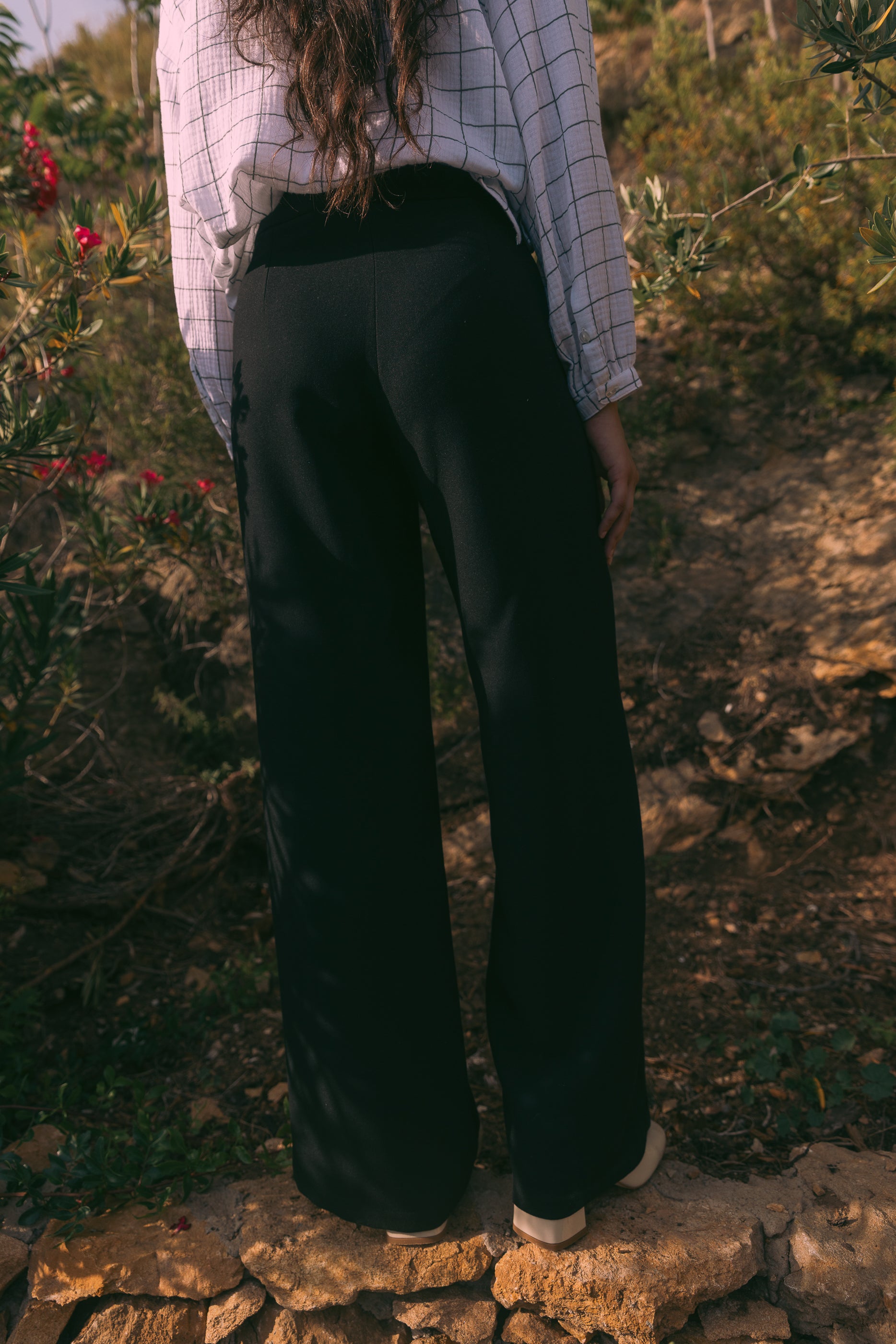 Pantalon ample noir