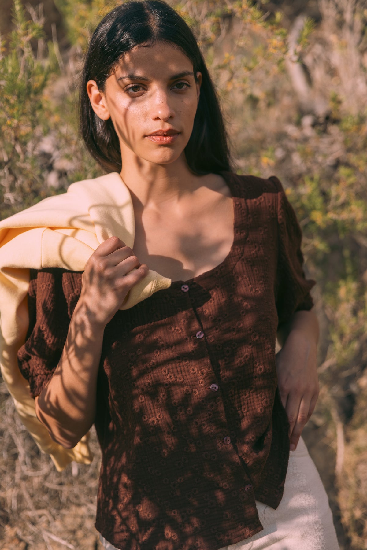 Blouse Isa Cacao