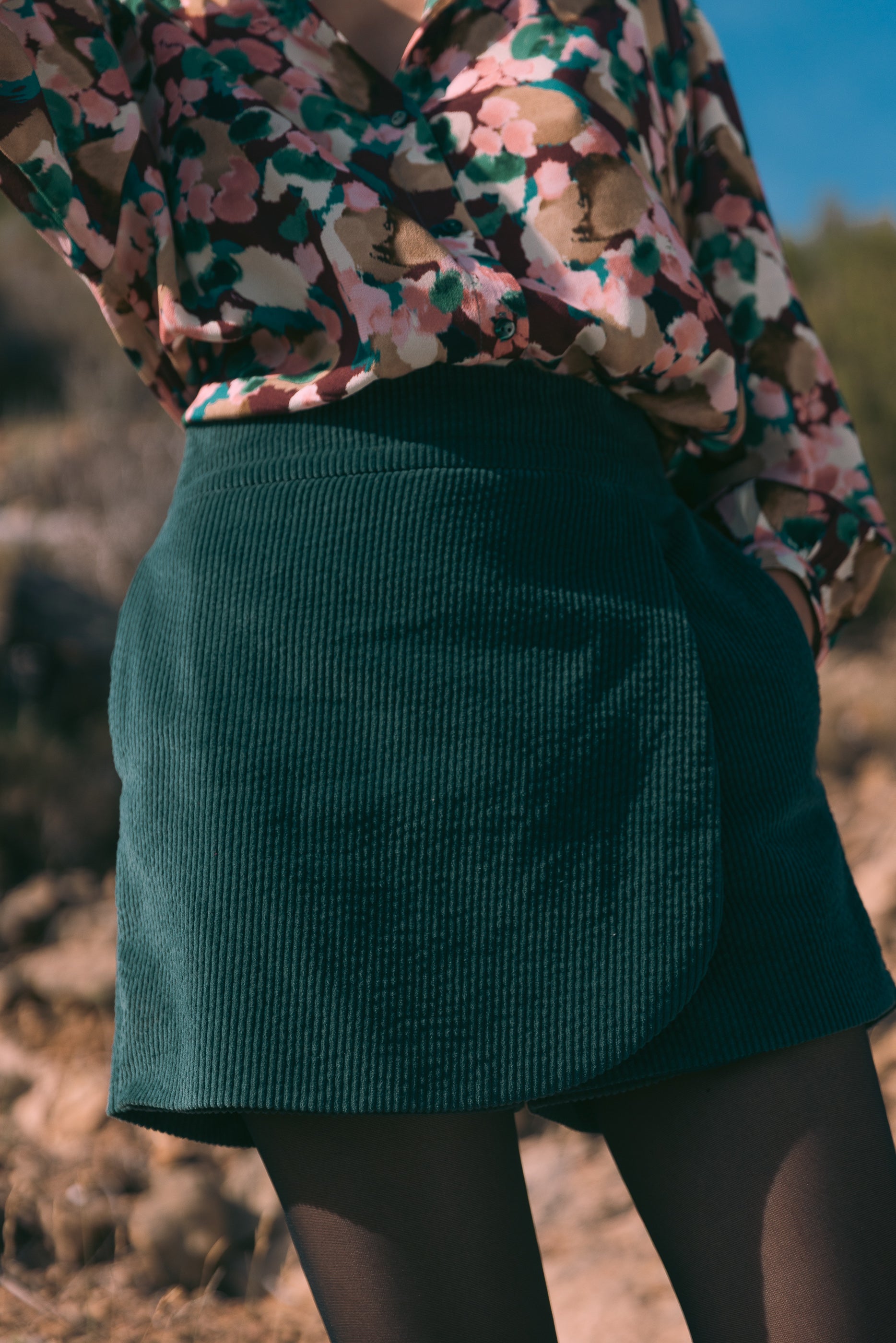 Jupe short Salicorne