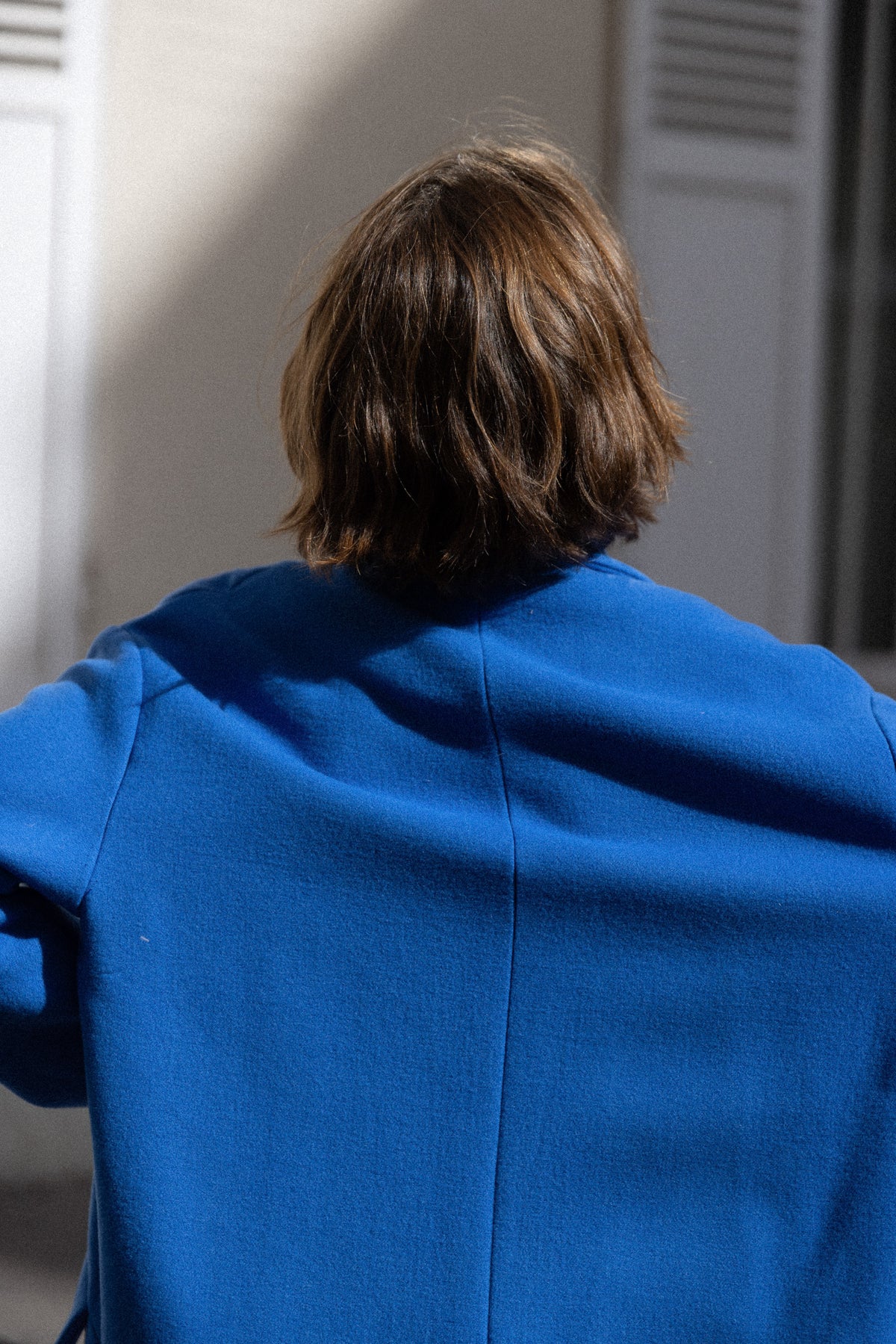 Manteau droit Grand Bleu