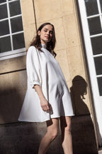 Robe babydoll blanche