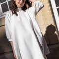 Robe babydoll blanche