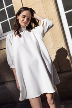 Robe babydoll blanche