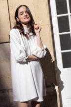 Robe babydoll blanche