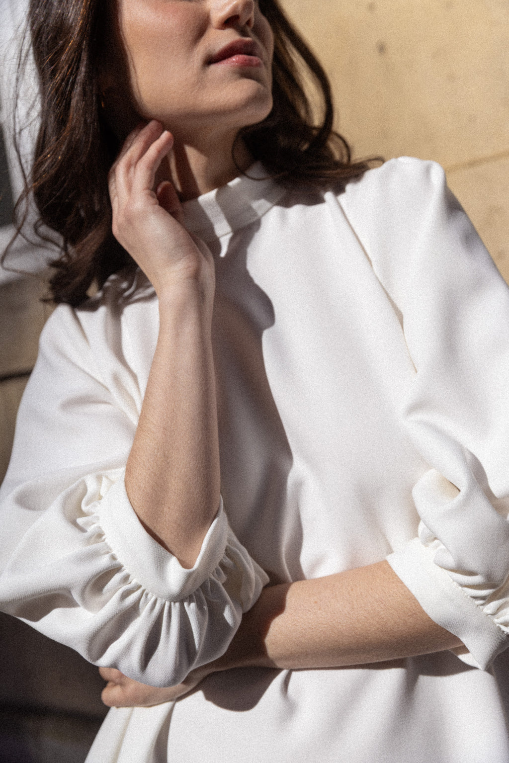 Robe babydoll blanche