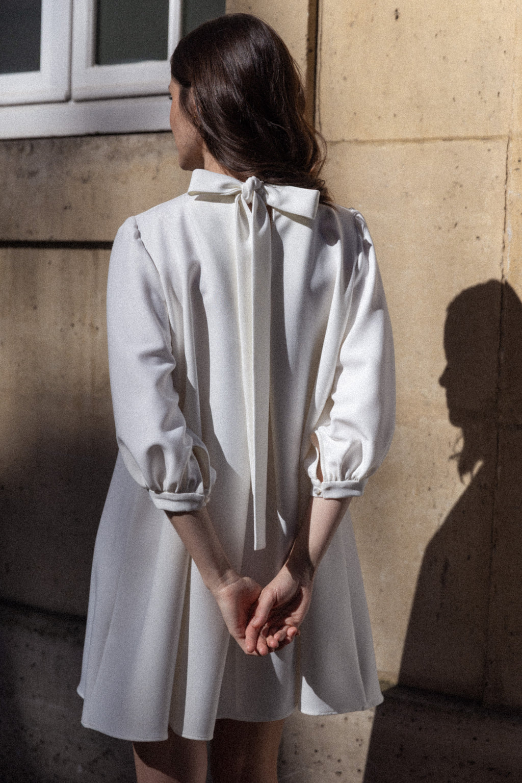 Robe babydoll blanche