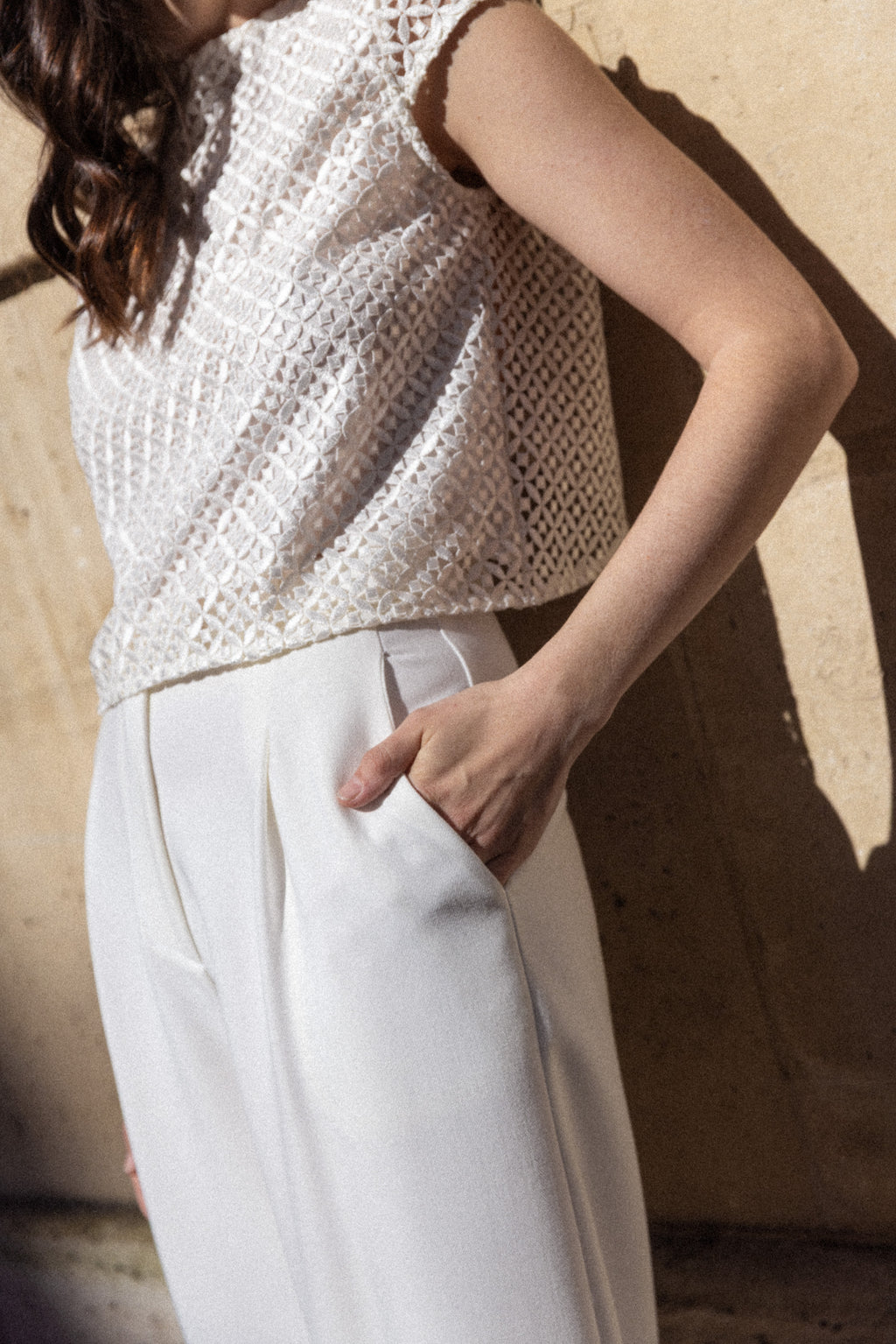Pantalon à pinces mariée