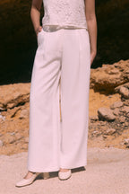 bridal pleated trousers
