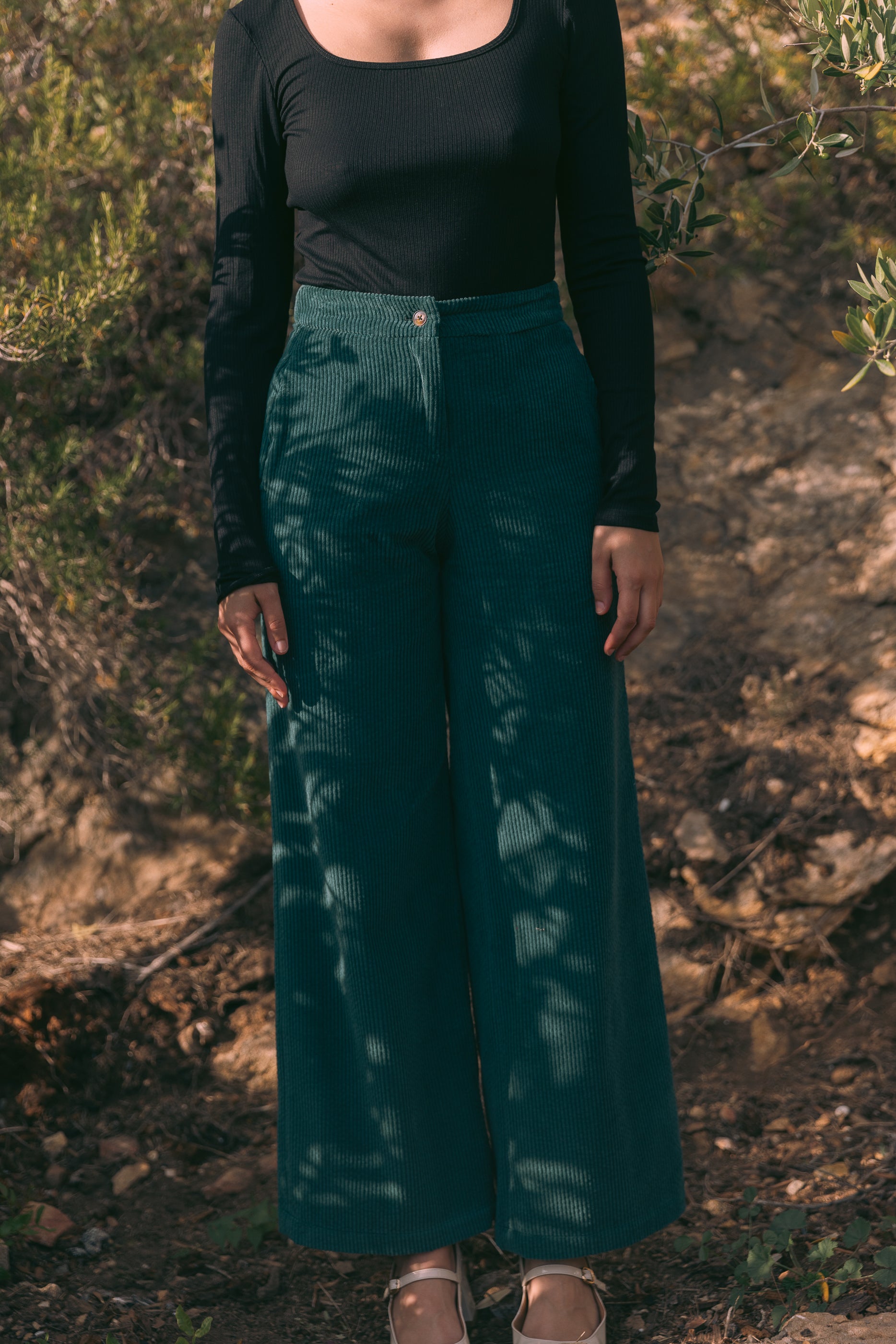 Pantalon ample salicorne