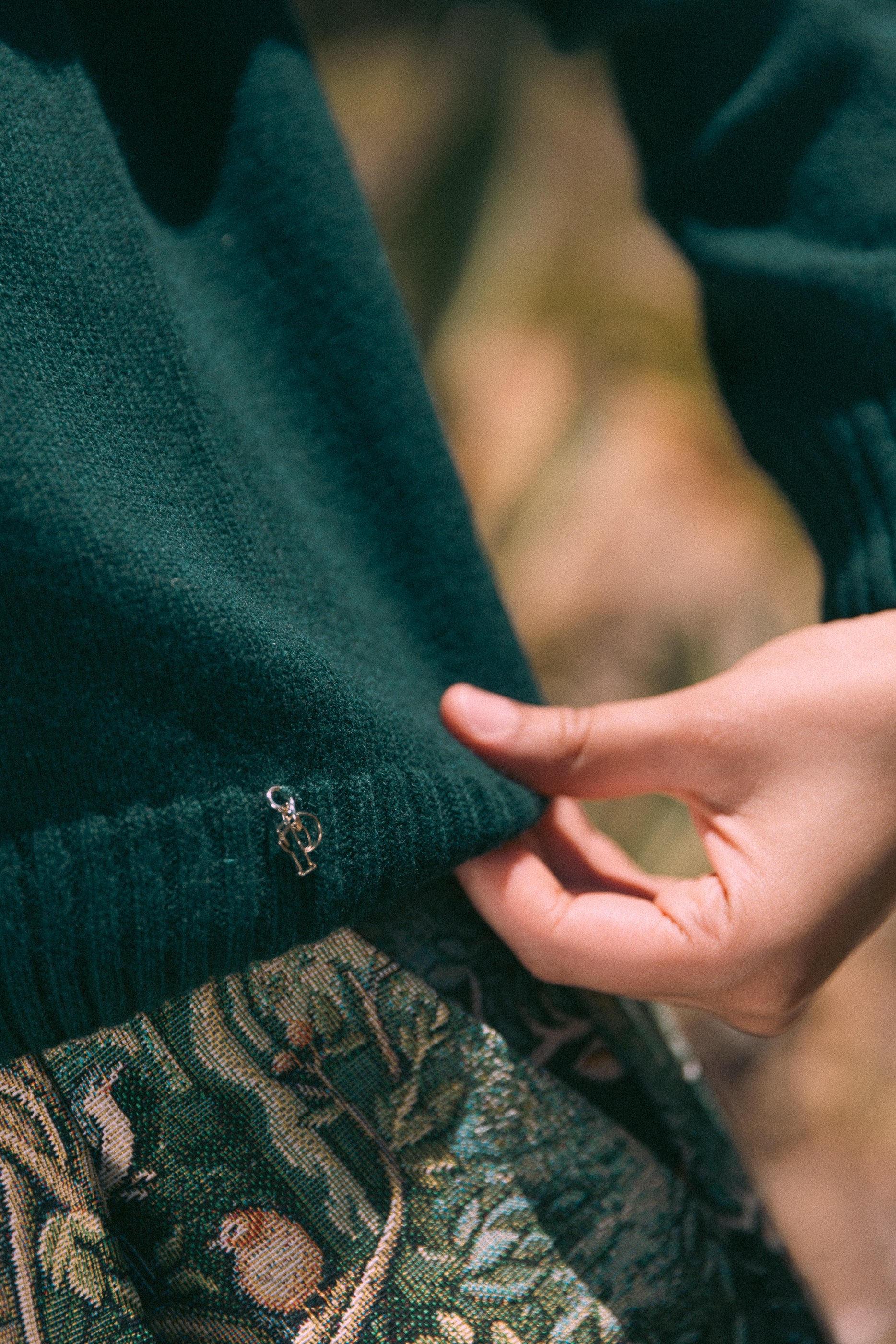 Pull Chloé vert émeraude