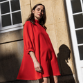 Robe babydoll Coquelicot