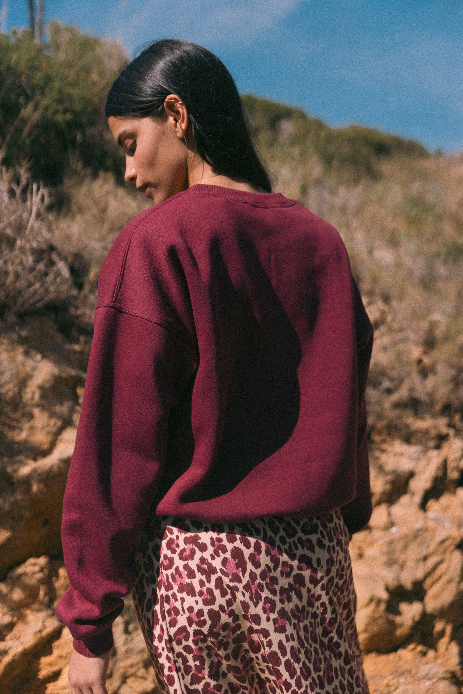 Sweat bordeaux