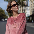 Sweat doudou bois de rose