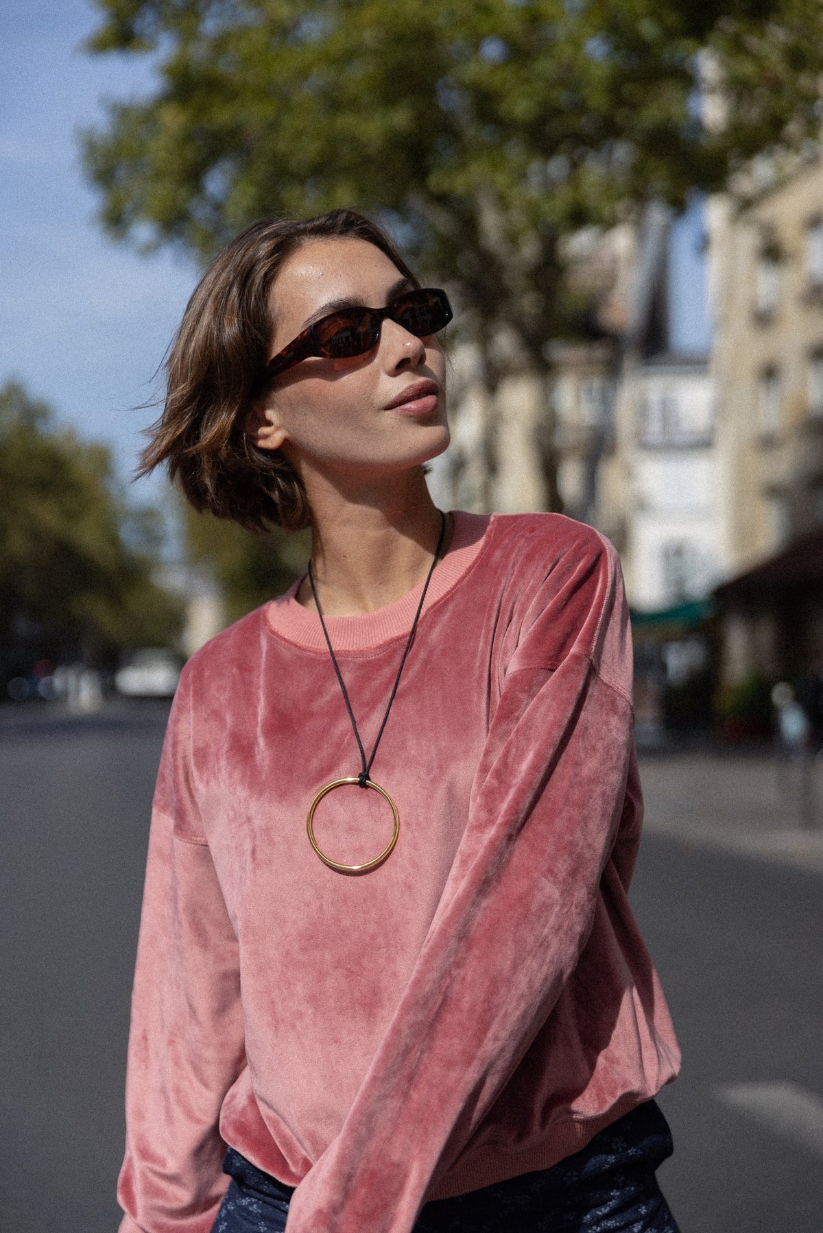 Sweat doudou bois de rose