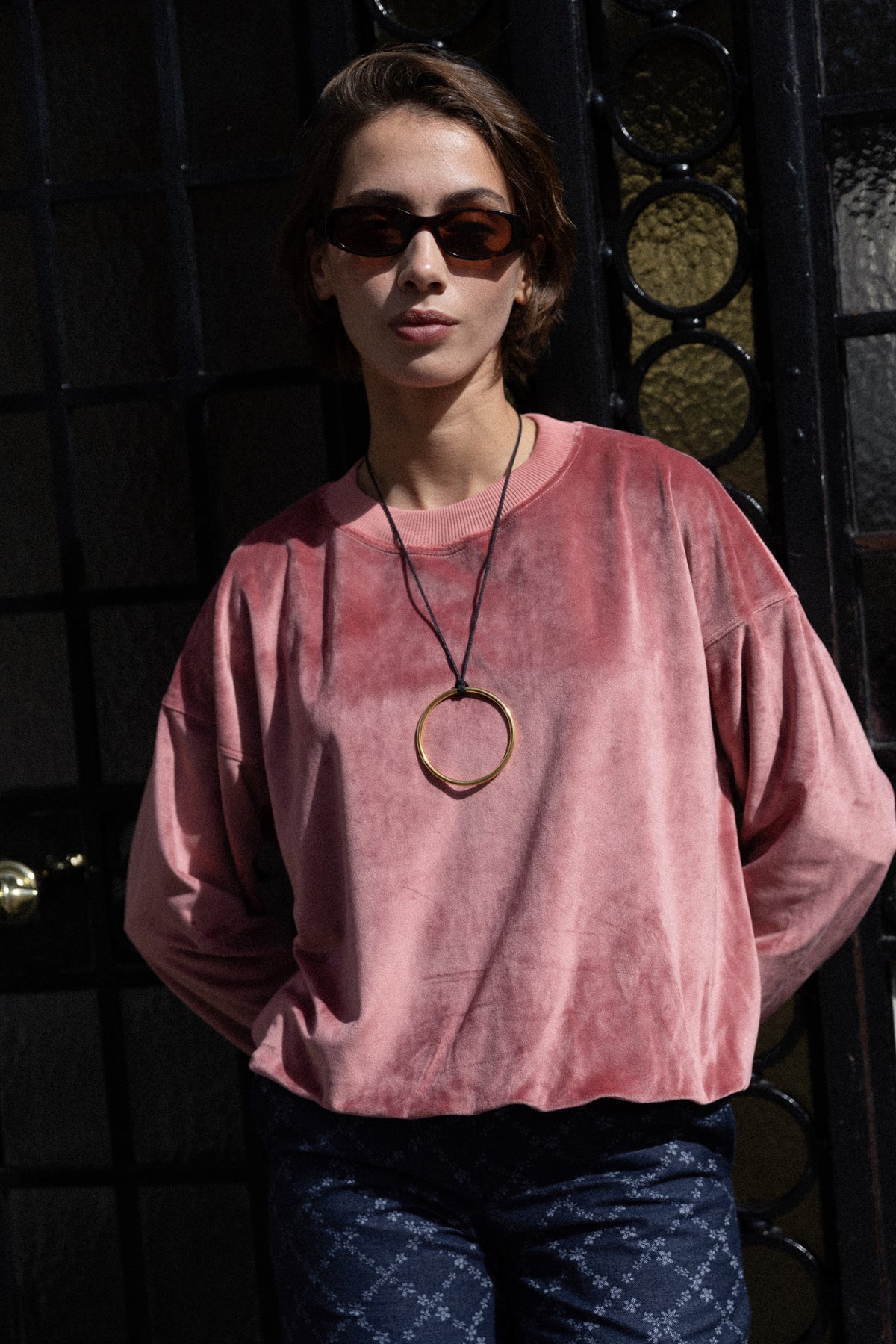 Sweat doudou bois de rose