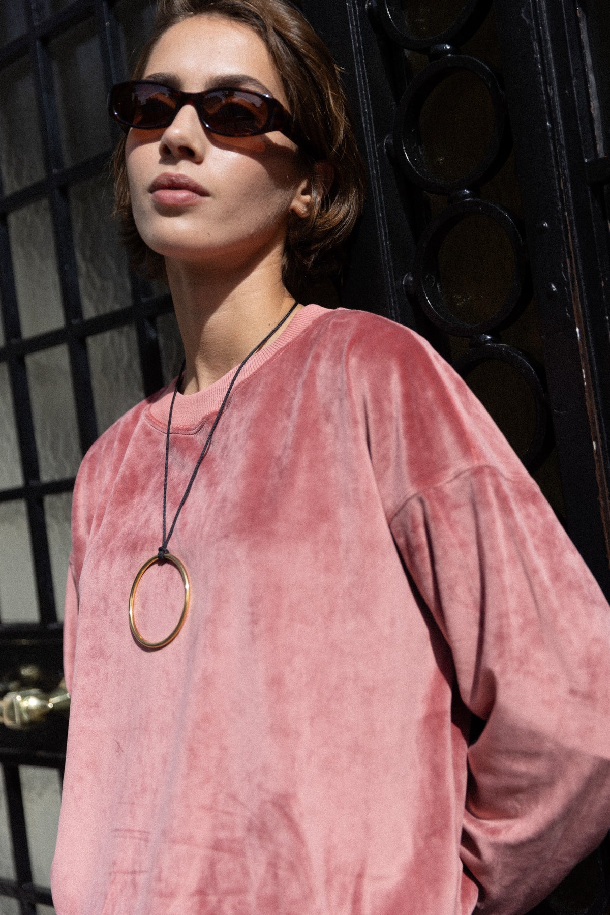 Sweat doudou bois de rose