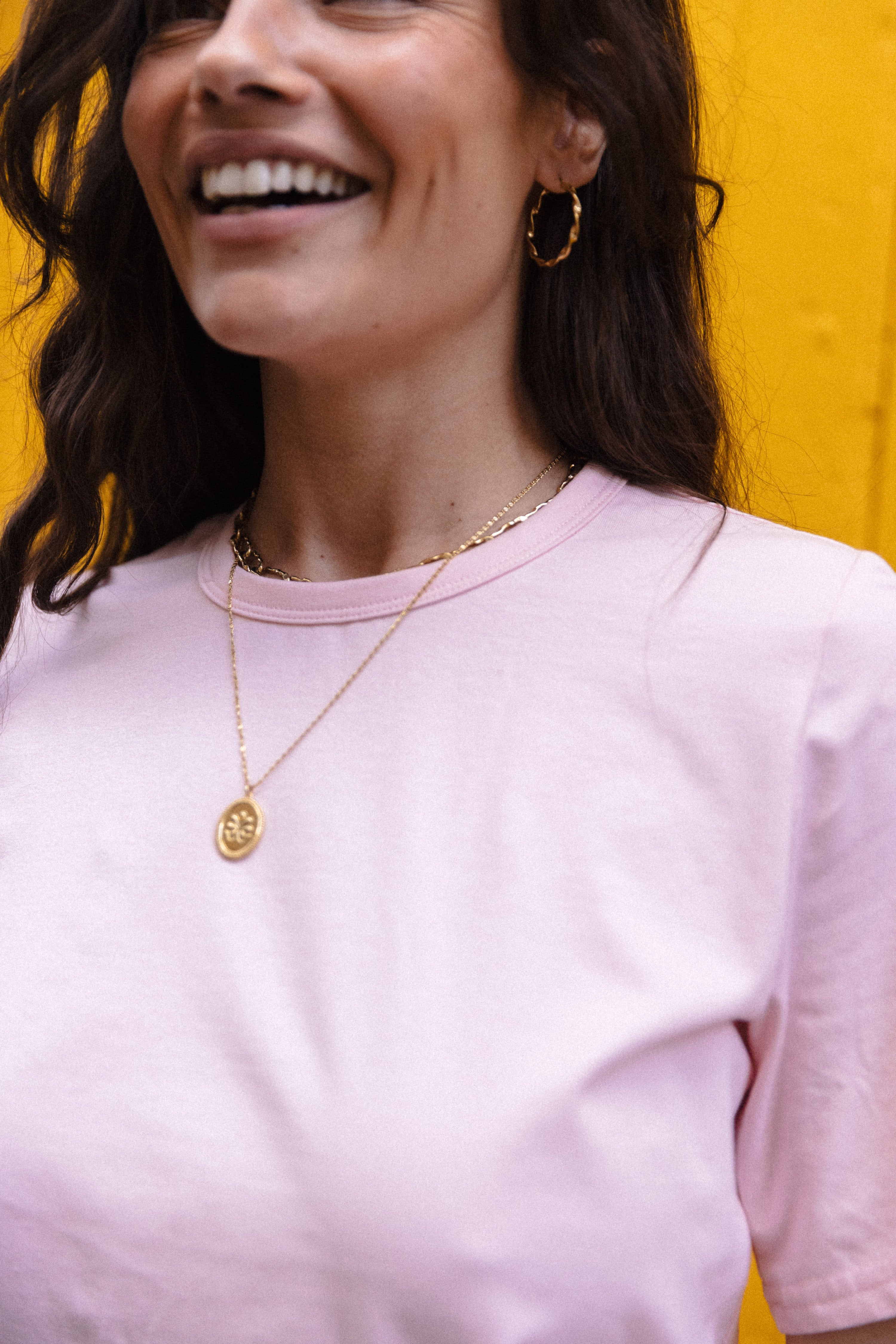 Tee bad boy rose poudré
