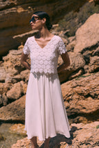 Jupe twist mariée